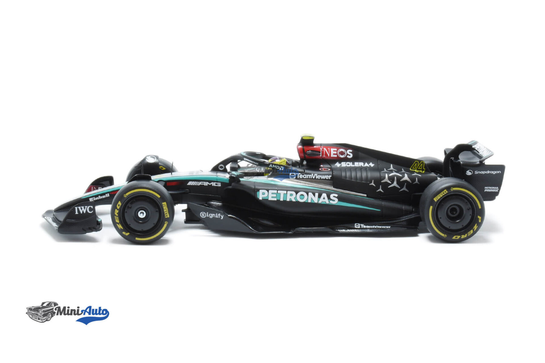 Mercedes Benz F1 W15 EQ N44 Lewis Hamilton - 2024 - Black - Image 3