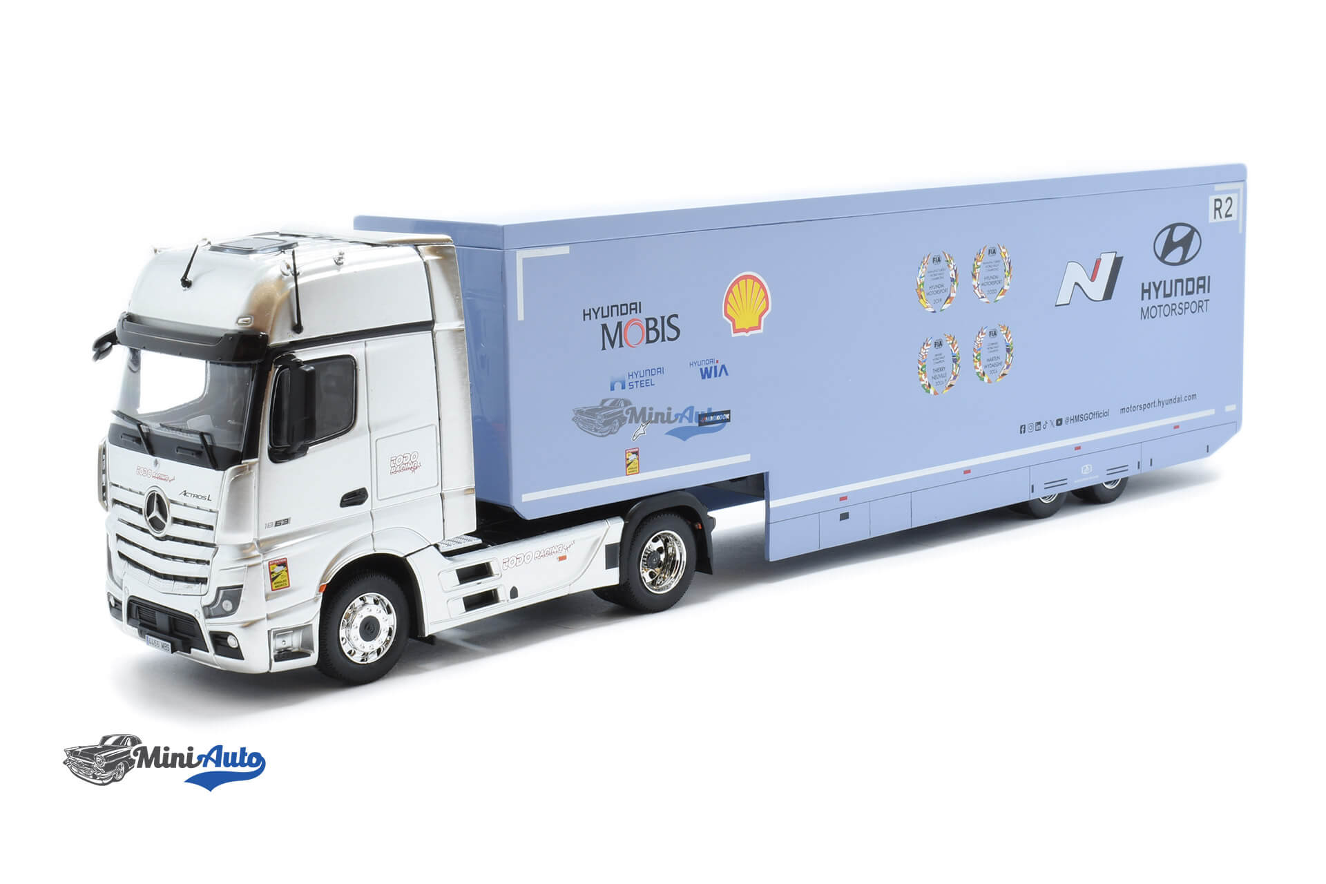 IXOTTR036---Mercedes-Actros-MP4-Hyundai-Motorsport---2024---Silver_1 Mercedes Actros MP4 Hyundai Motorsport - 2024 - Silver - Image 1