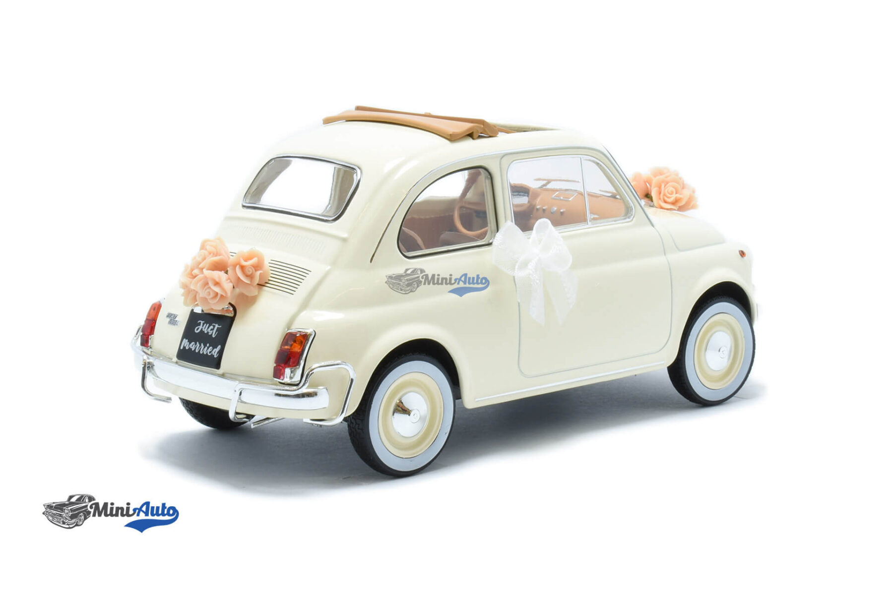 Fiat 500L With Wedding Gift - 1968 - Beige - Image 2