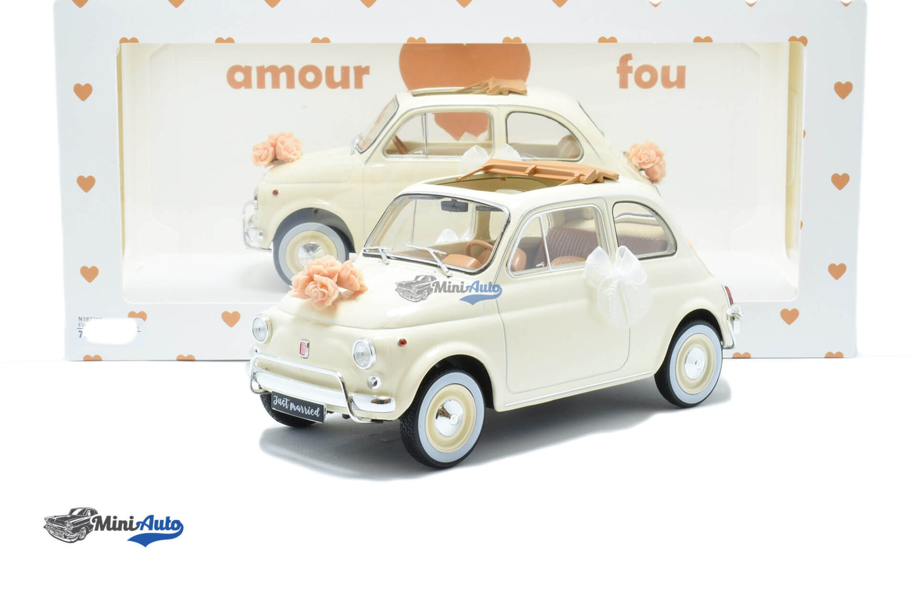 Fiat 500L With Wedding Gift - 1968 - Beige - Image 4