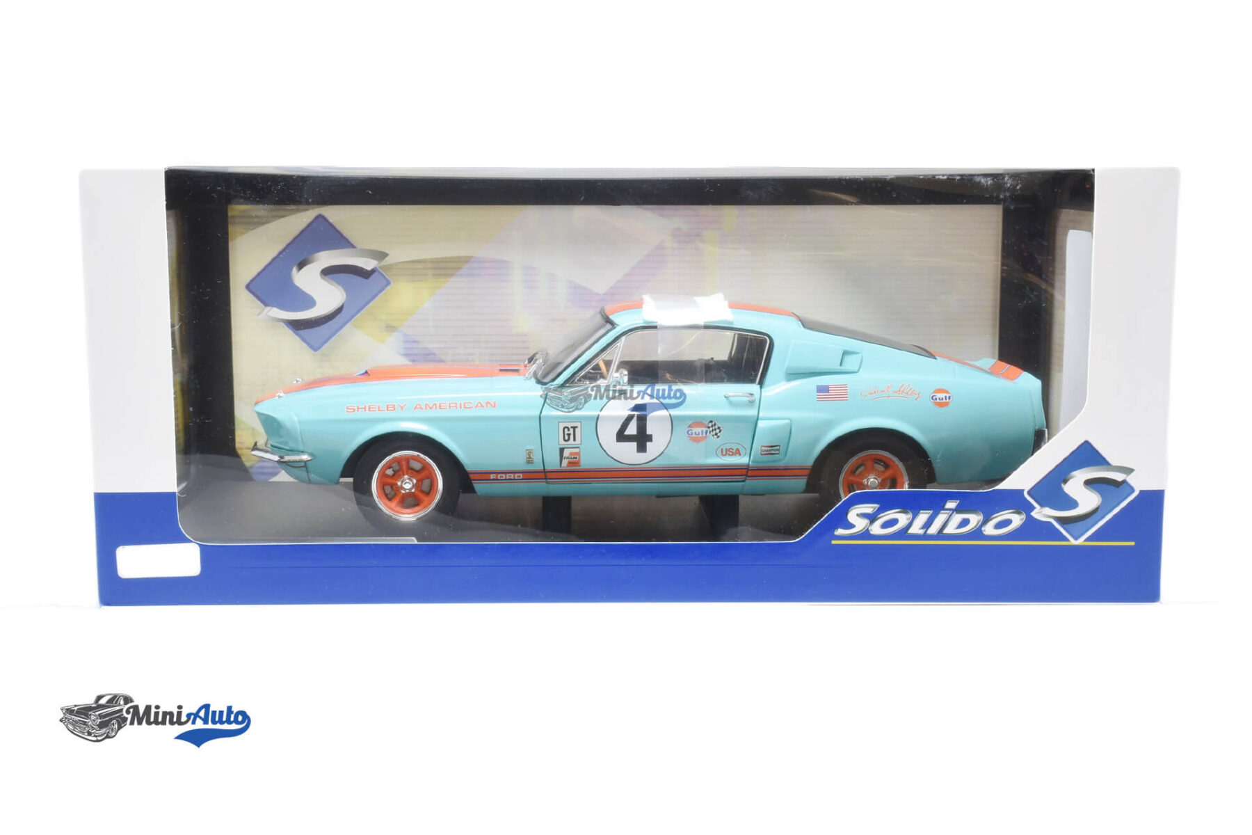 Ford Mustang Shelby GT500 N4 - 1967 - Blue/Orange - Image 6