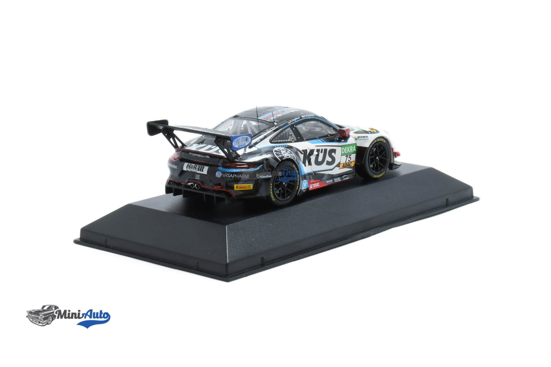 Porsche 911 GT3 R N75 ADAC GT Master - 2021 - Black/Blue - Image 2