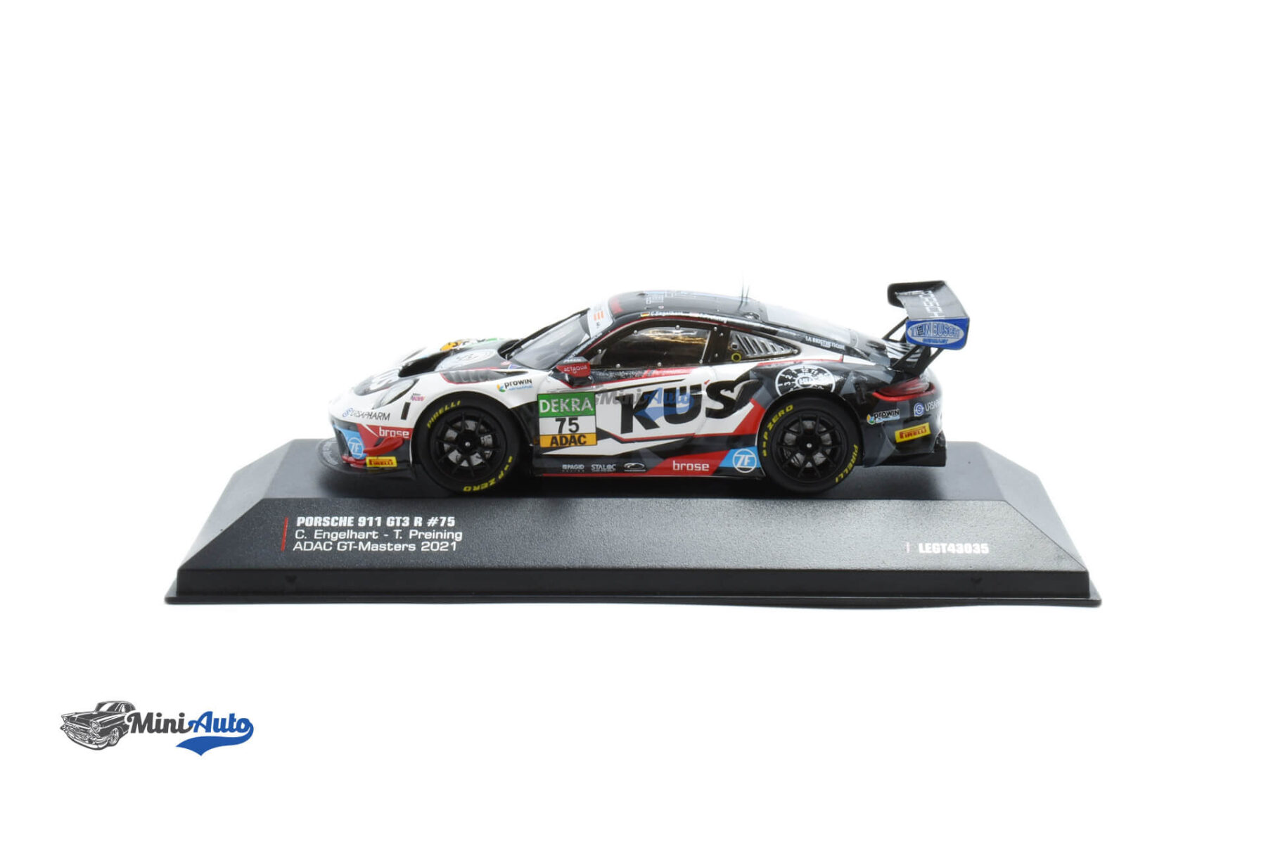 Porsche 911 GT3 R N75 ADAC GT Master - 2021 - Black/Blue - Image 3