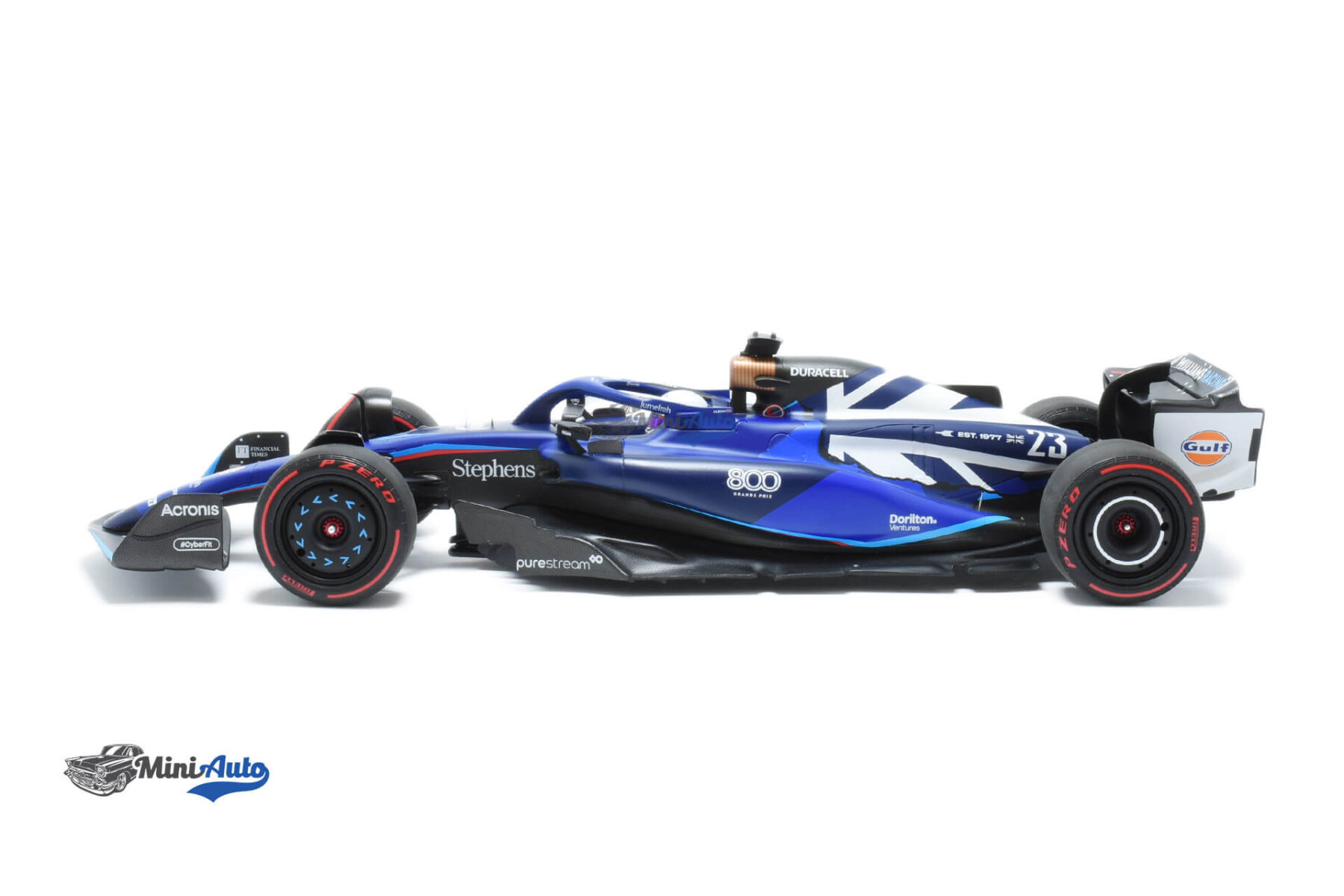 Williams FW45 N23 Alex Albon British GP - 2023 - Blue - Image 3