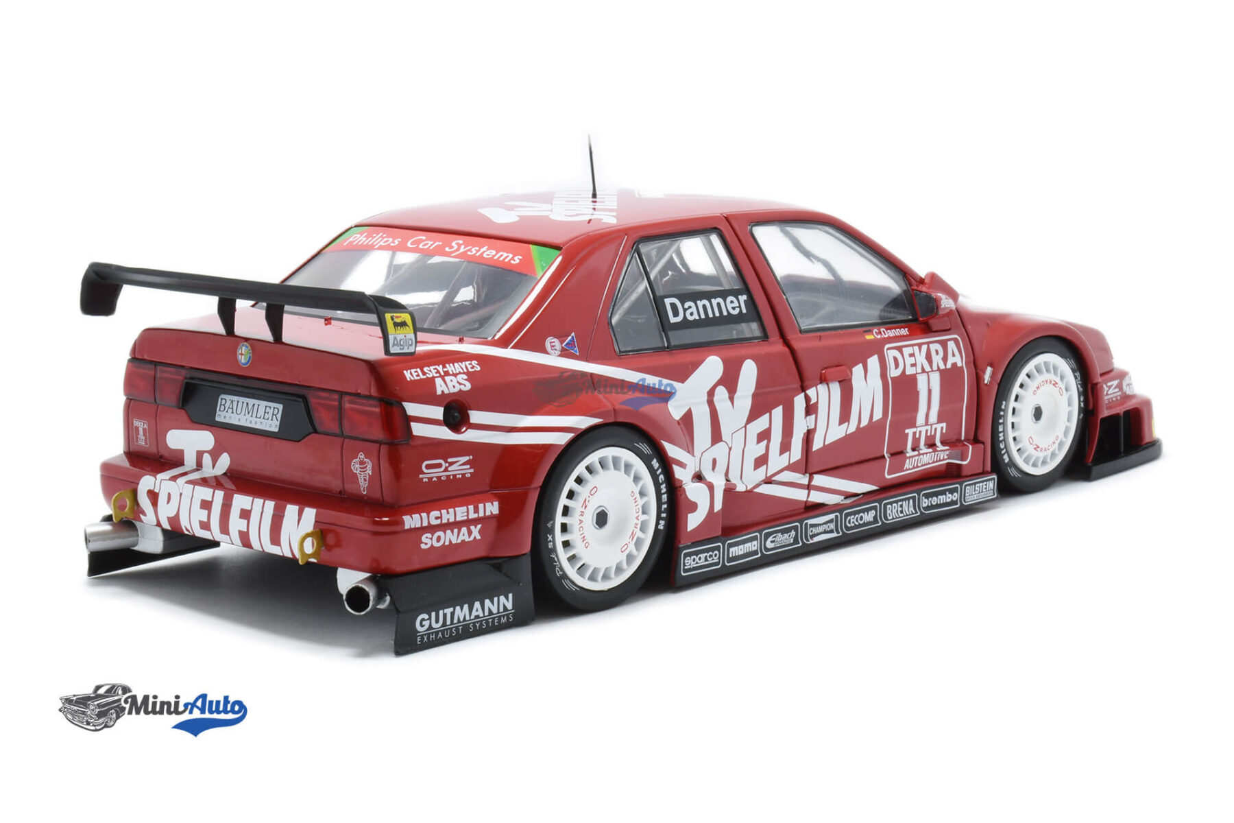 Alfa Romeo 155 V6 Ti N11 DTM ITC C. Danner - 1995 - Red - Image 3