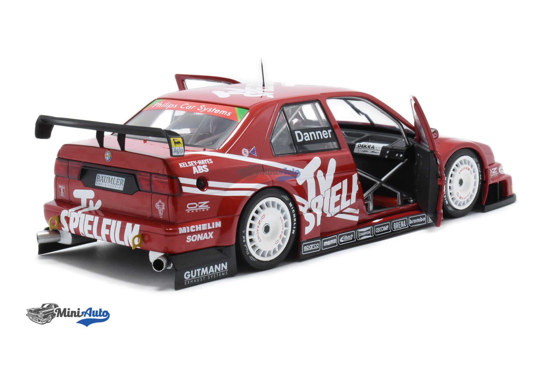 Alfa Romeo 155 V6 Ti N11 DTM ITC C. Danner - 1995 - Red - Image 4