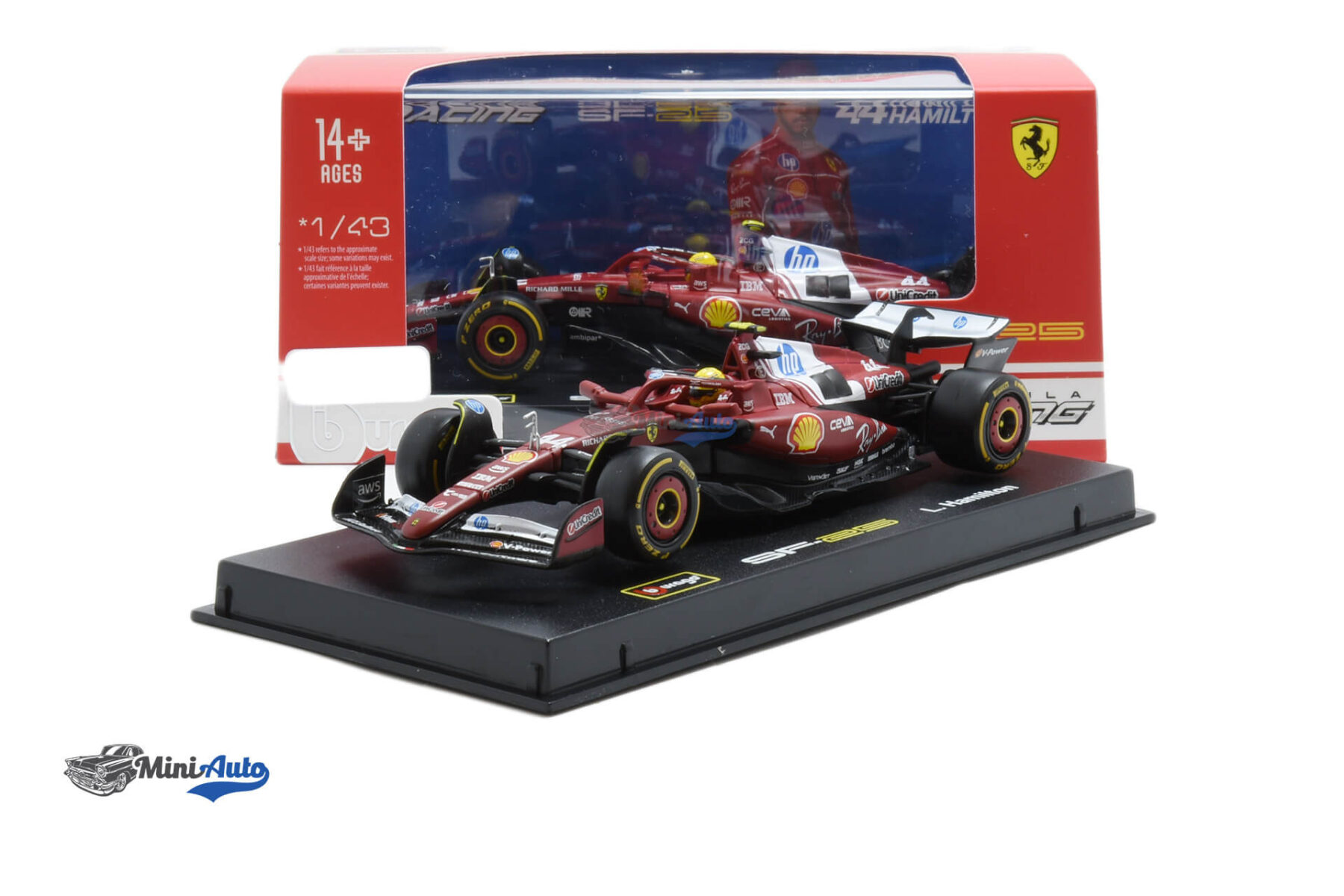 Ferrari F1 SF-25 N44 Lewis Hamilton - 2025 - Red - Image 4