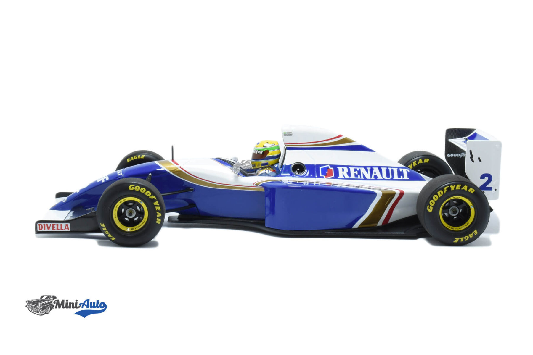 Williams FW16 N2 Ayrton Senna Limited 333pcs - 1994 - White/Blue - Image 3