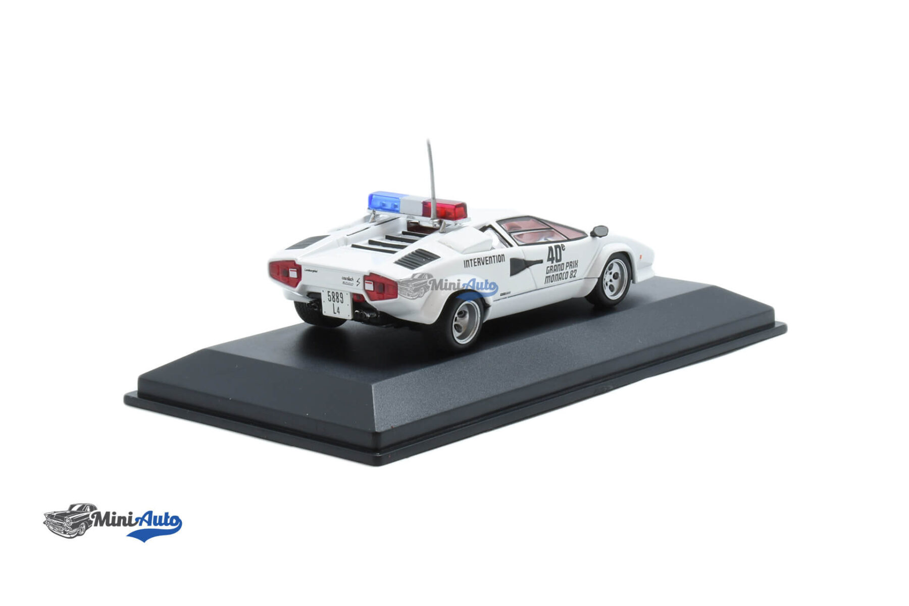 Lamborghini Countach Safety Car Monaco GP F1 - 1982 - White - Image 2