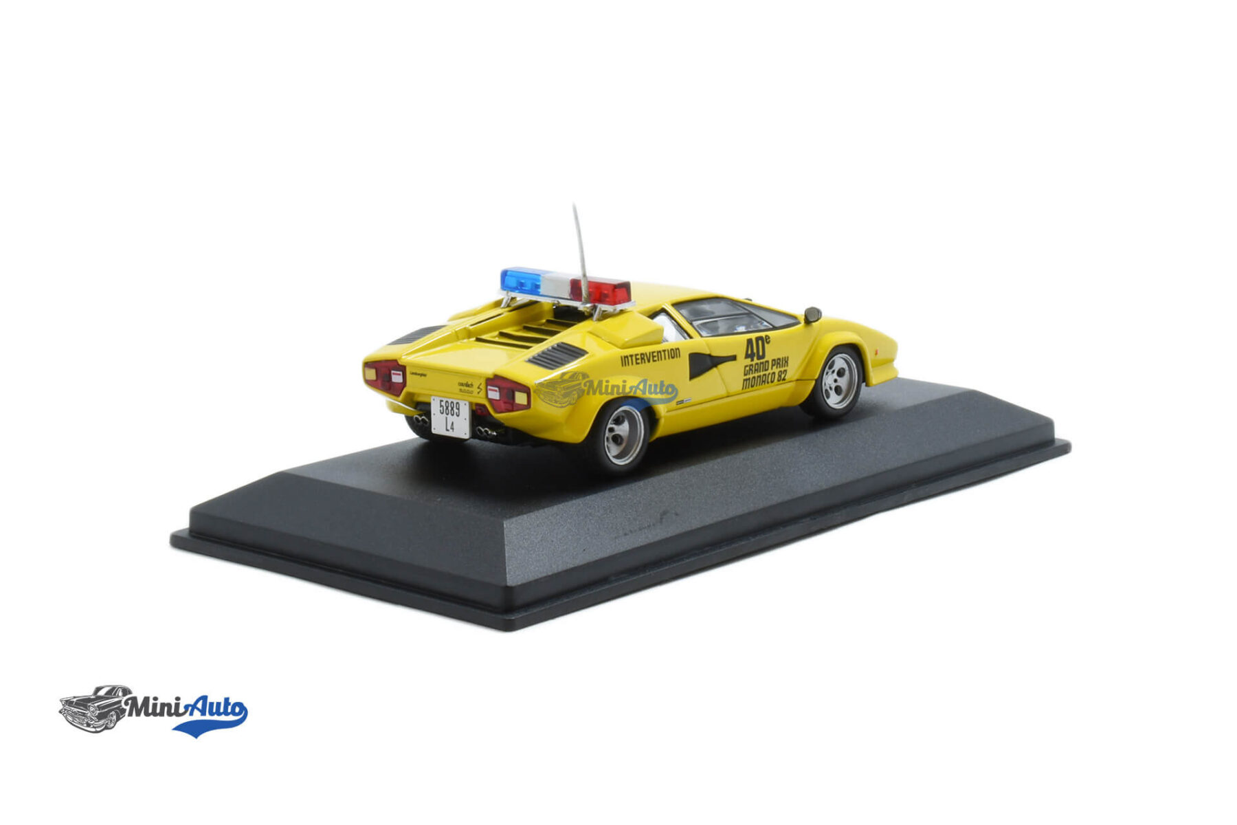 Lamborghini Countach Safety Car Monaco GP F1 - 1982 - Yellow - Image 2