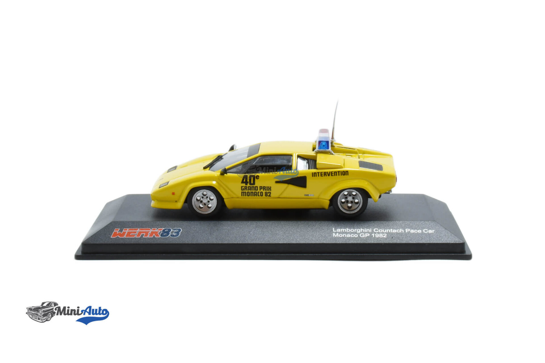 Lamborghini Countach Safety Car Monaco GP F1 - 1982 - Yellow - Image 3