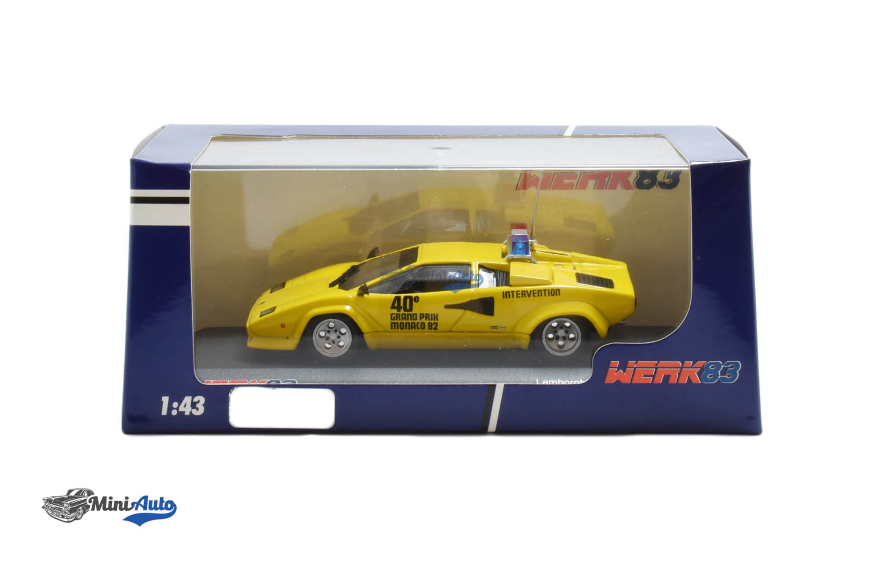 Lamborghini Countach Safety Car Monaco GP F1 - 1982 - Yellow - Image 4