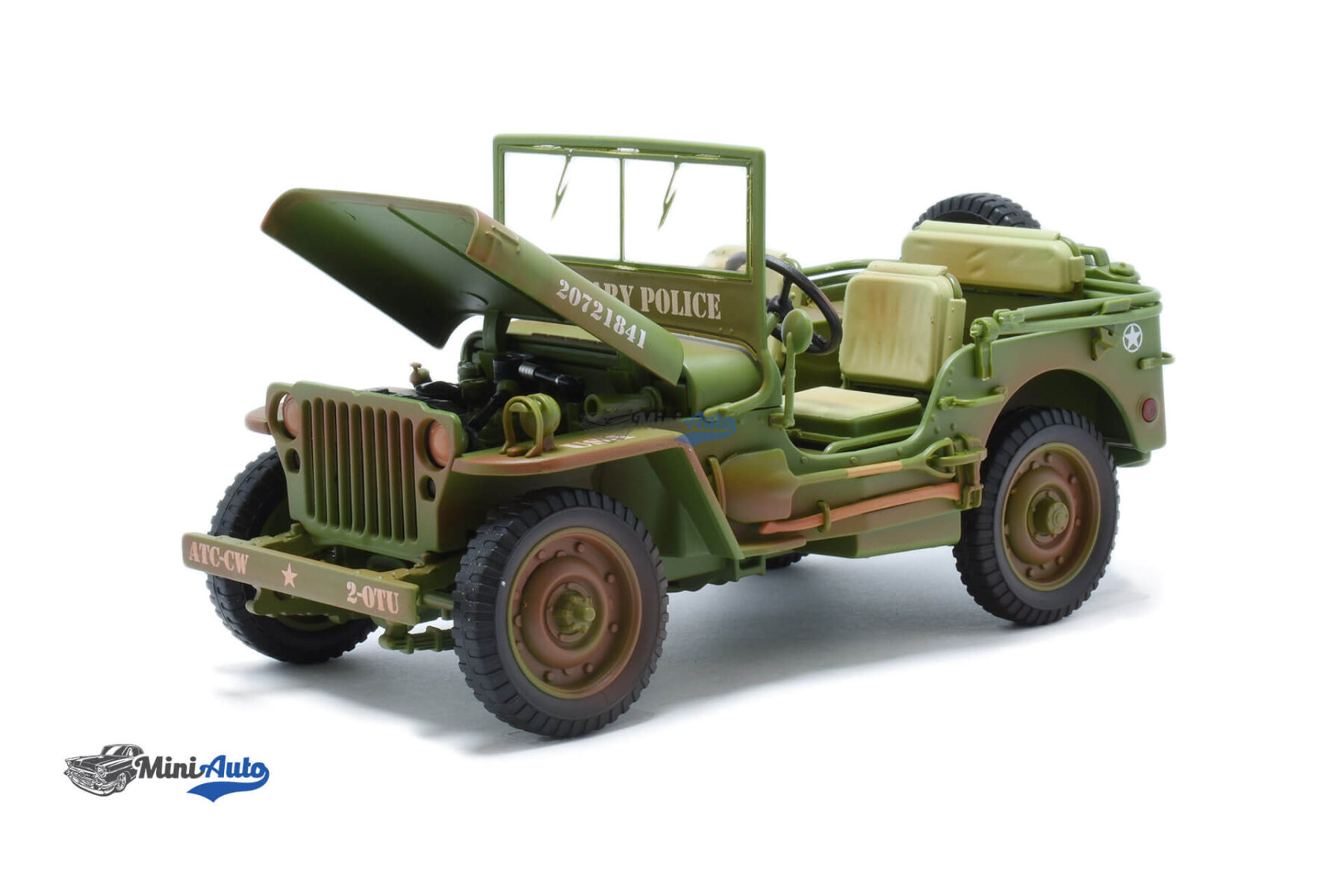 Jeep Willys US Army Dirty version - 1944 - Green - Image 2