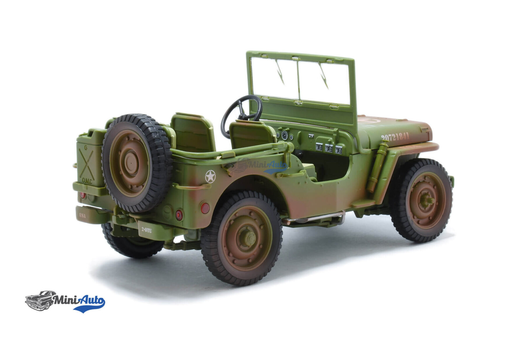 Jeep Willys US Army Dirty version - 1944 - Green - Image 4