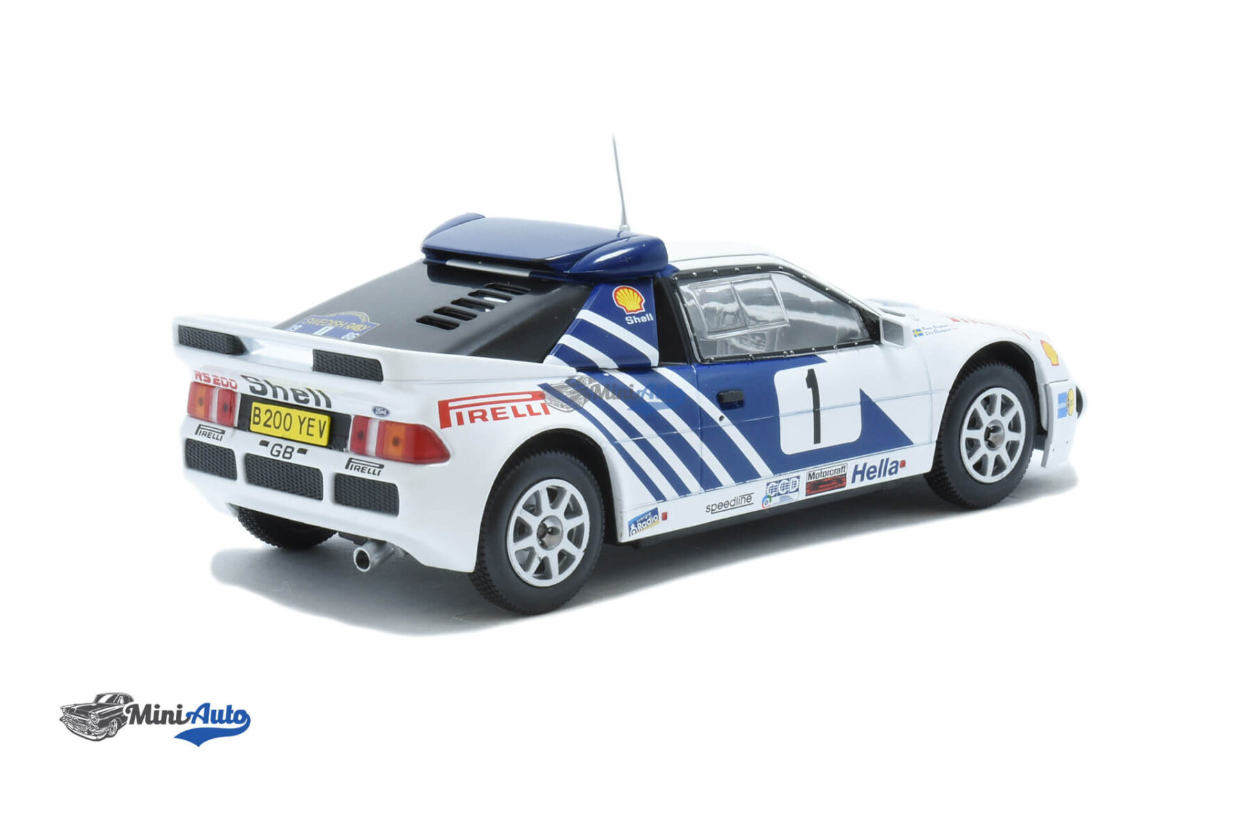 Ford RS200 N1 Berglund - 1986 - White/Blue - Image 2