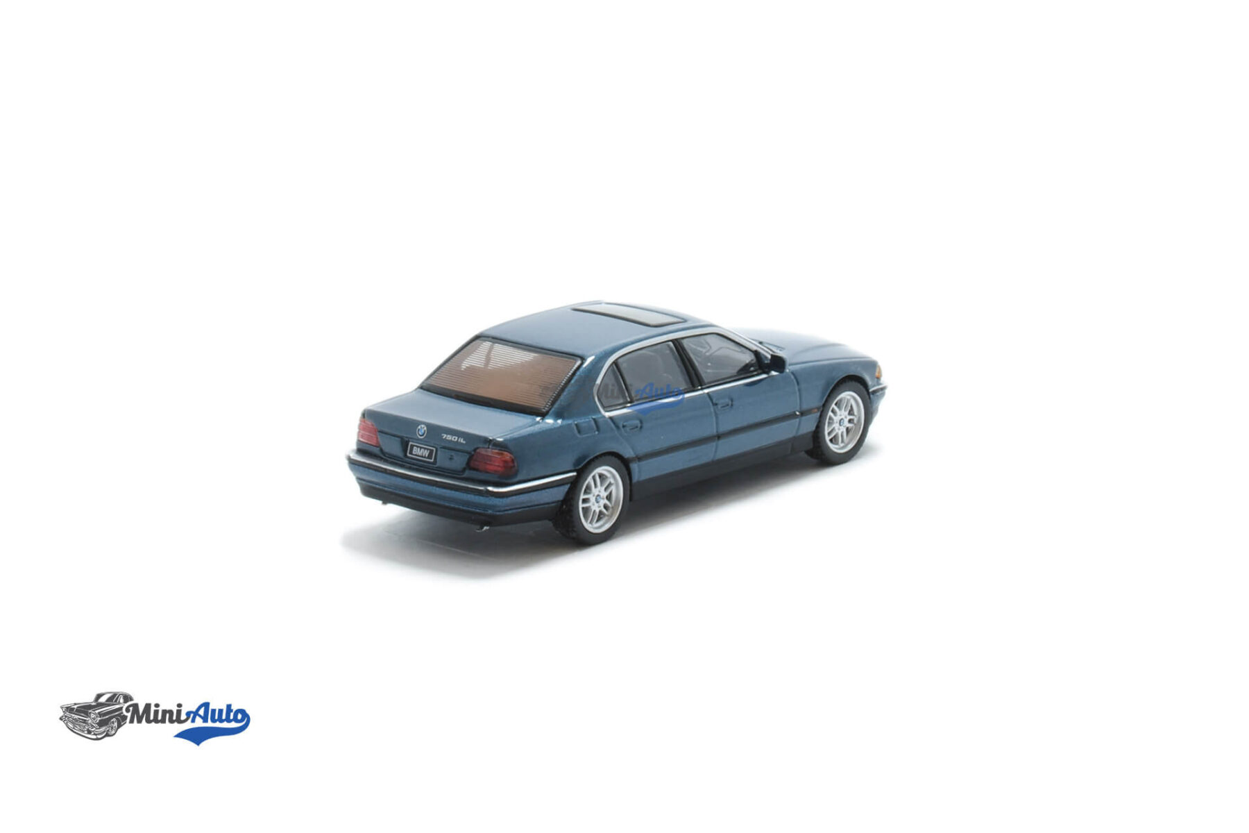 BMW 750iL E38 - 1998 - Blue - Image 2