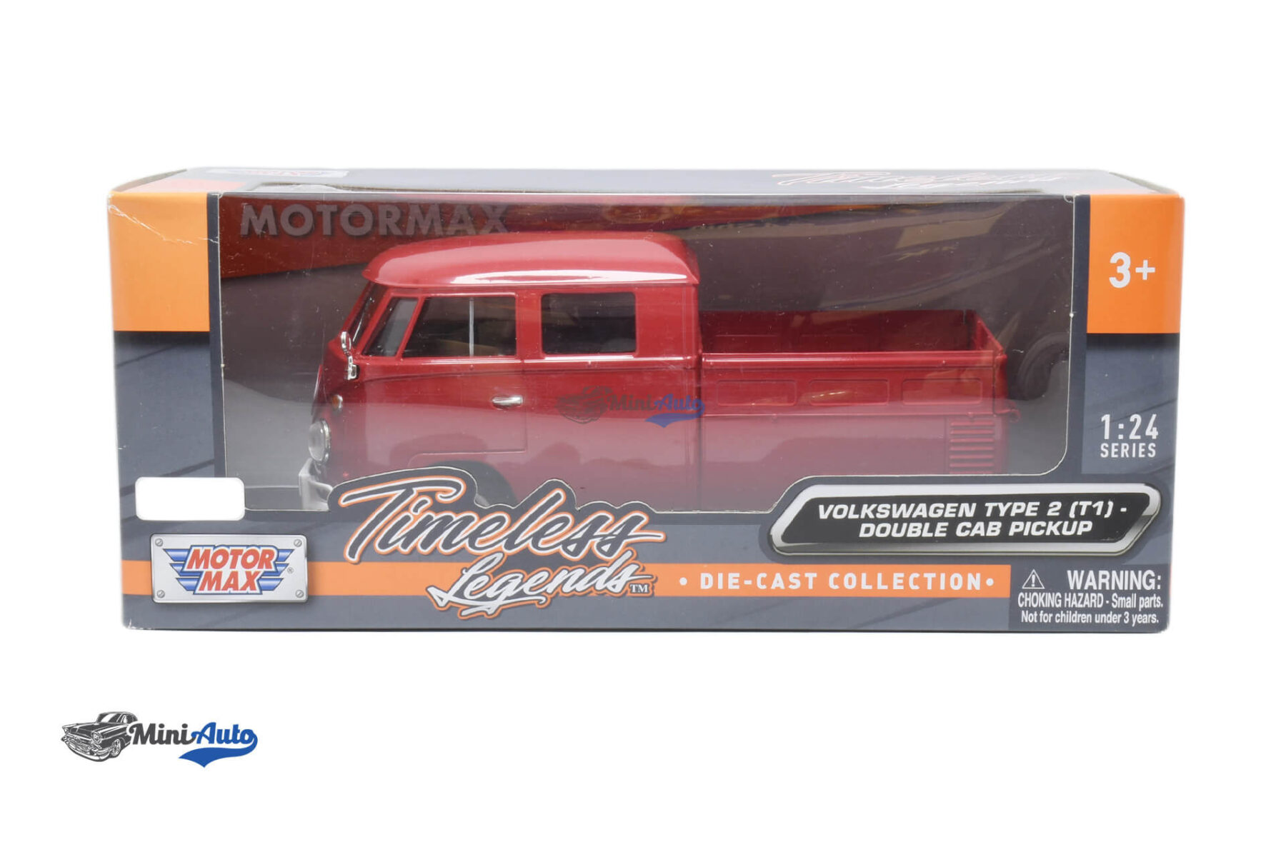 Volkswagen T1 DoKa PickUp - 1952 - Red - Image 4