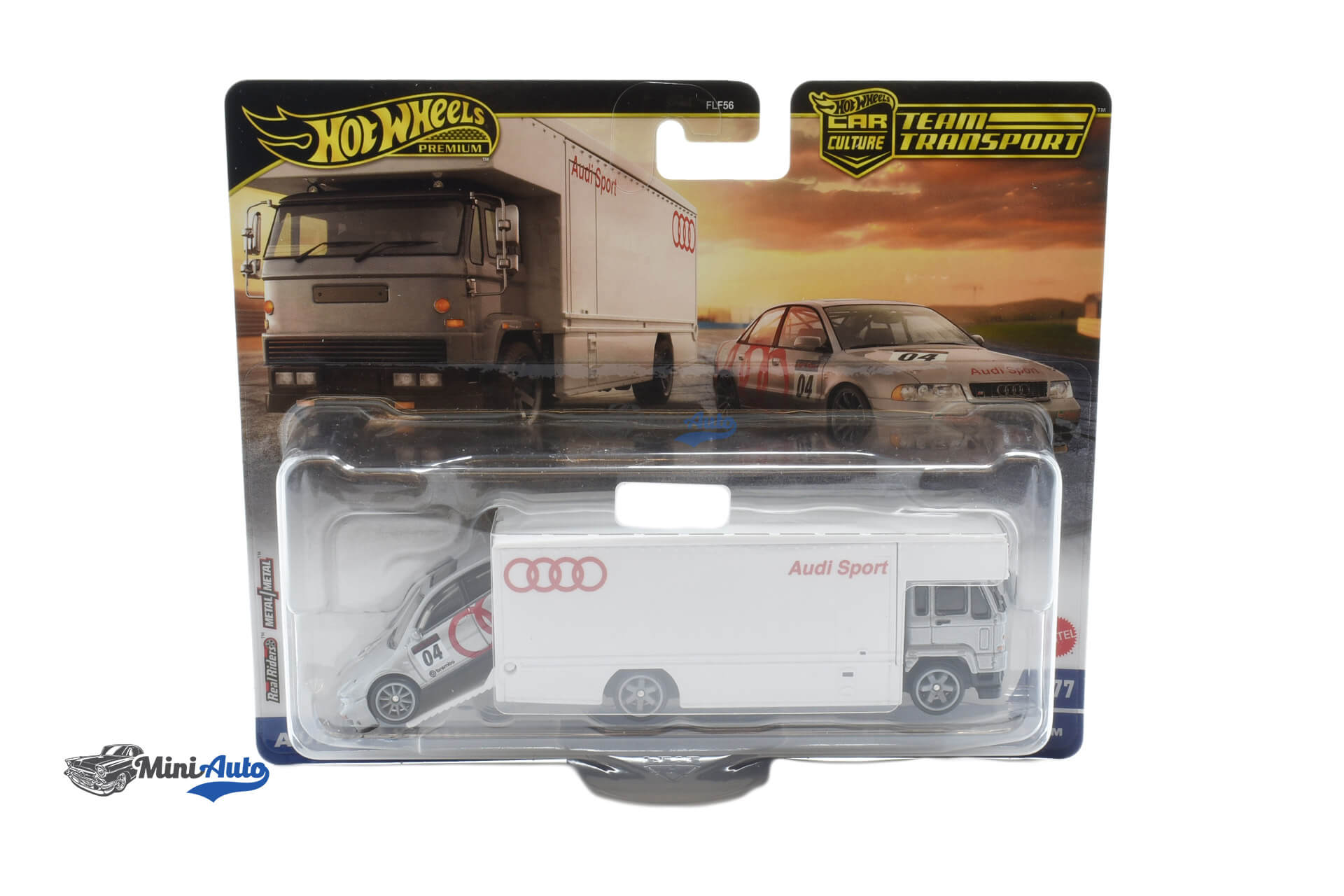 HWMVJBM30---Audi-S4-Quattro-&-Fleet-Flyer-Truck---1992---SilverWhite_1 Audi S4 Quattro & Fleet Flyer Truck - 1992 - Silver/White - Image 1