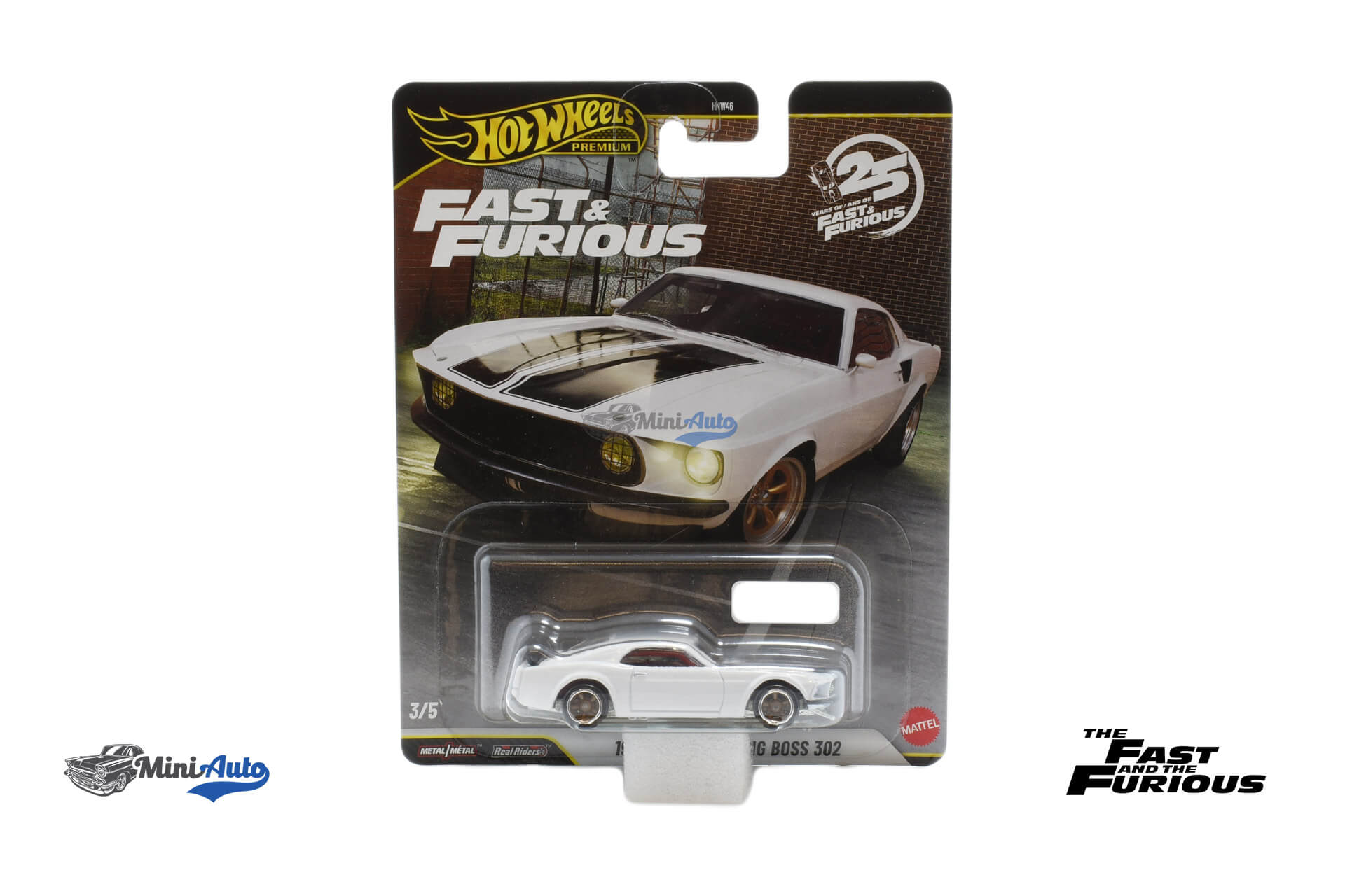 HWMVJHW72---Ford-Mustang-Boss-302-F&F---1969---Red_1 Ford Mustang Boss 302 F&F - 1969 - White - Image 1
