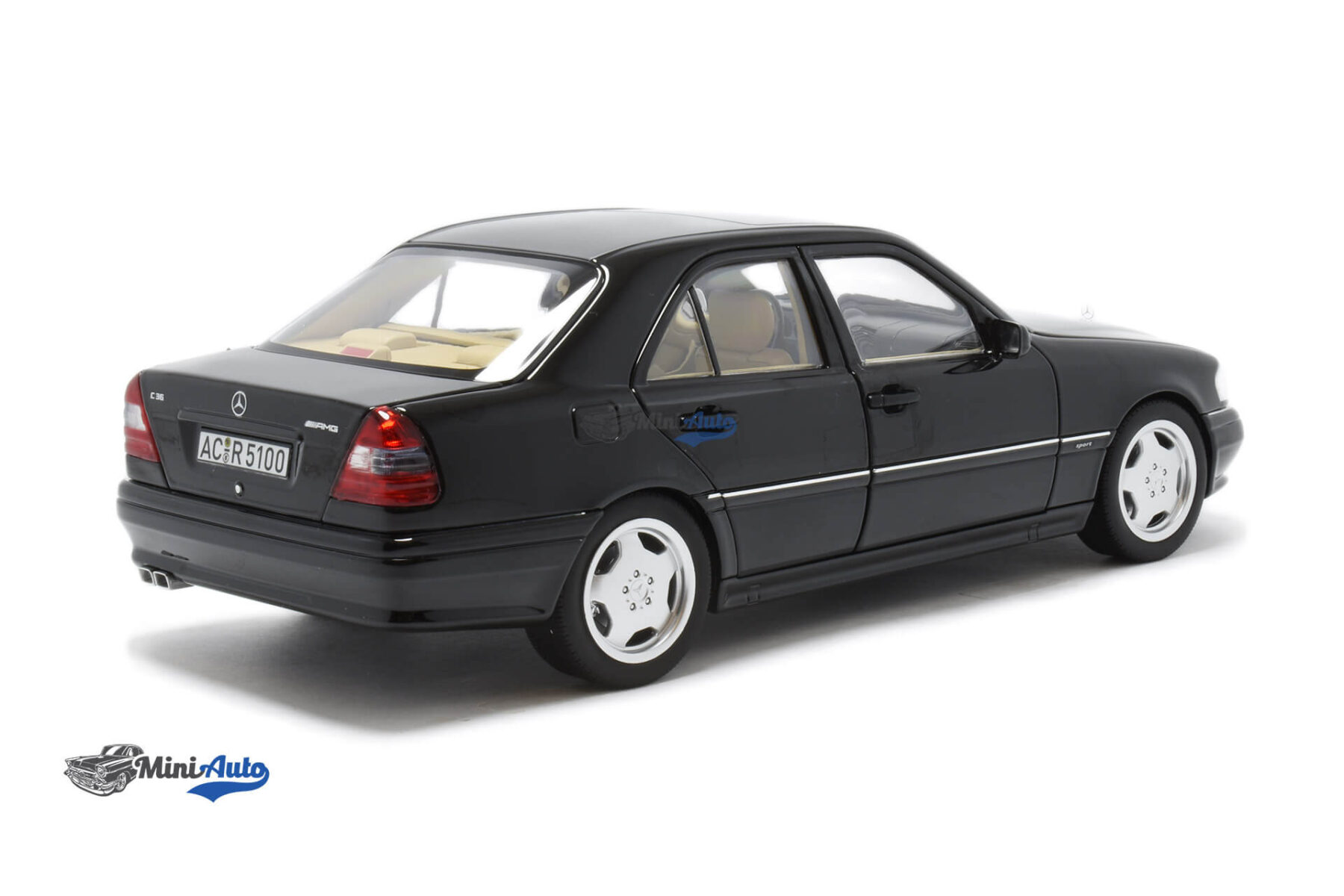Mercedes Benz C36 AMG C-Class W202 - 1993 - Black - Image 3