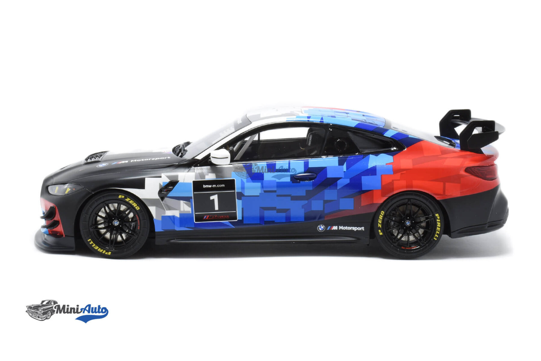 BMW M4 GT3 EVO N1 - 2024 - Blue/Black/Red/White - Image 3