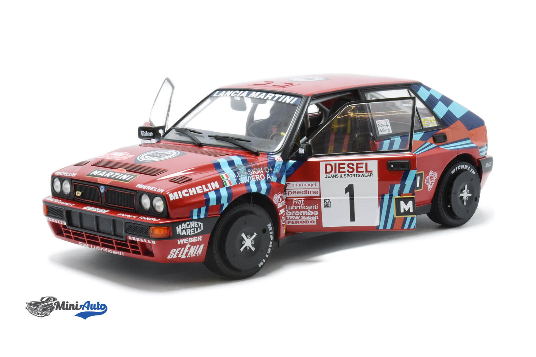 Lancia Delta HF Integrale N1 M. Biasion - 1989 - Red - Image 2