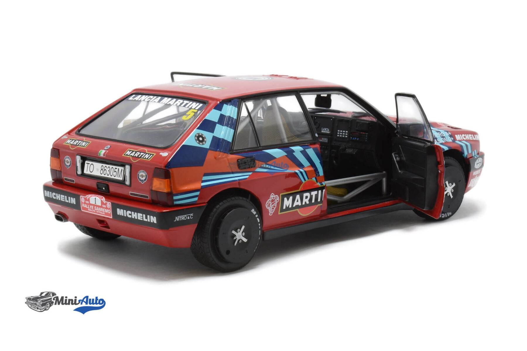Lancia Delta HF Integrale N1 M. Biasion - 1989 - Red - Image 4