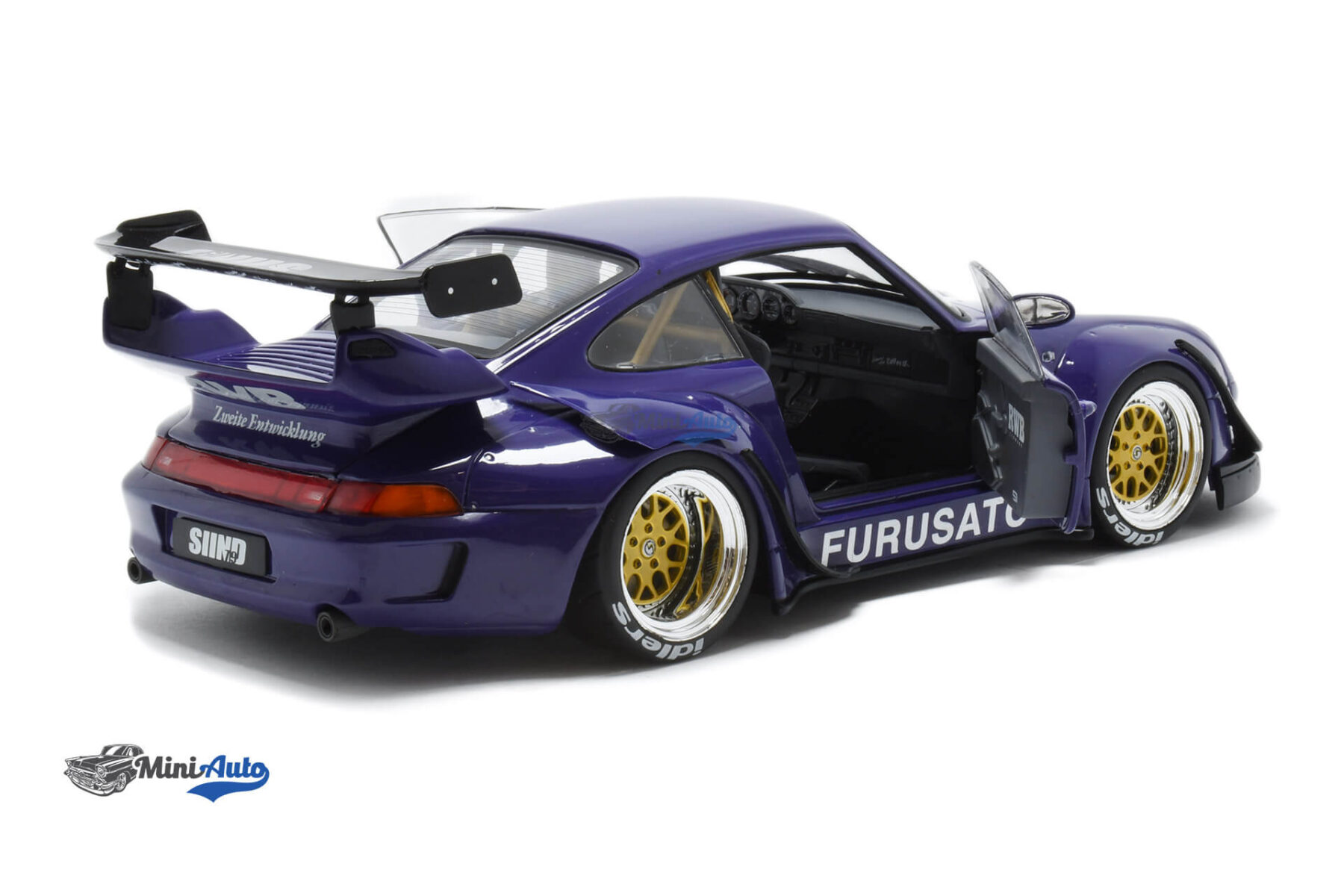 Porsche 911 (993) RWB Furusato Sidney Hoffman - 1995 - Purple - Image 4
