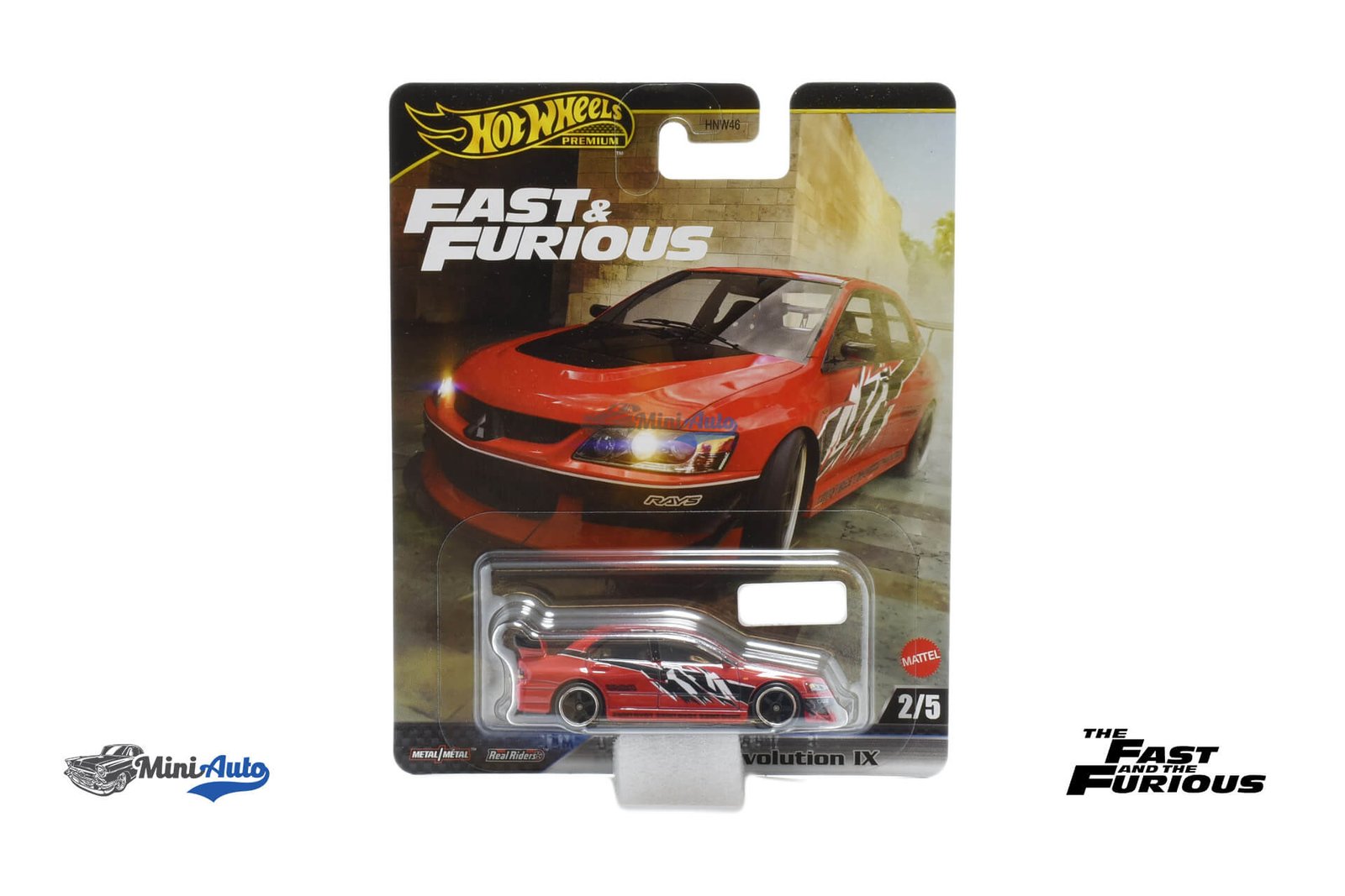 HWMVHNW46-979M---Mitsubishi-Lancer-Evolution-IX---2006---Red_1 Mitsubishi Lancer Evolution IX F&F- 2006 - Red - Image 1
