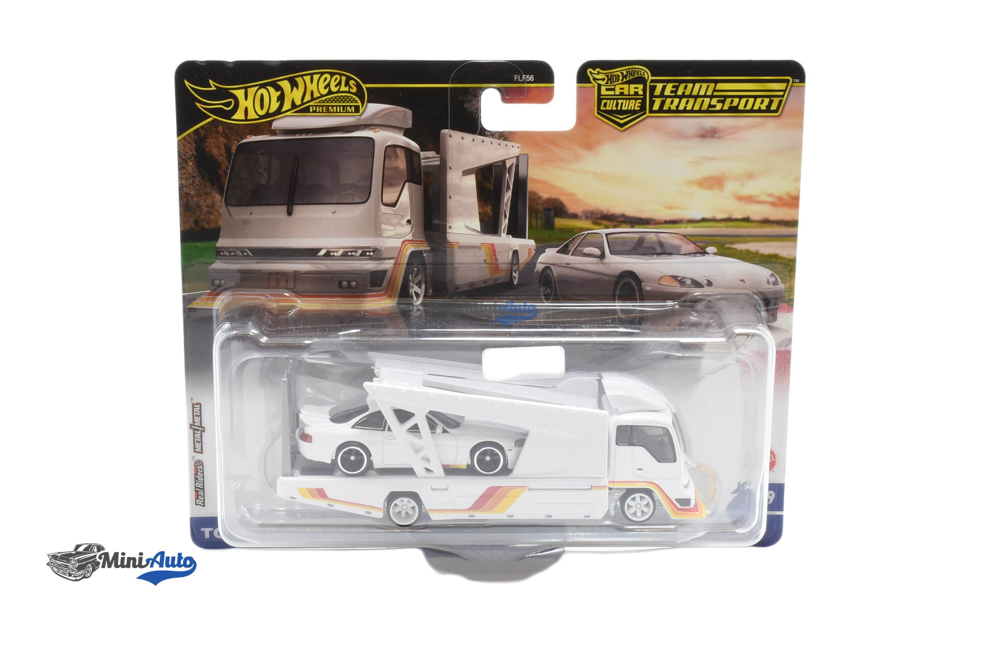 HWMVJBM32---Toyota-Soarer-&-Japan-Double-Decker-Team-Transport---1990---White_1 Toyota Soarer & Japan Double Decker Team Transport - 1990 - White - Image 1