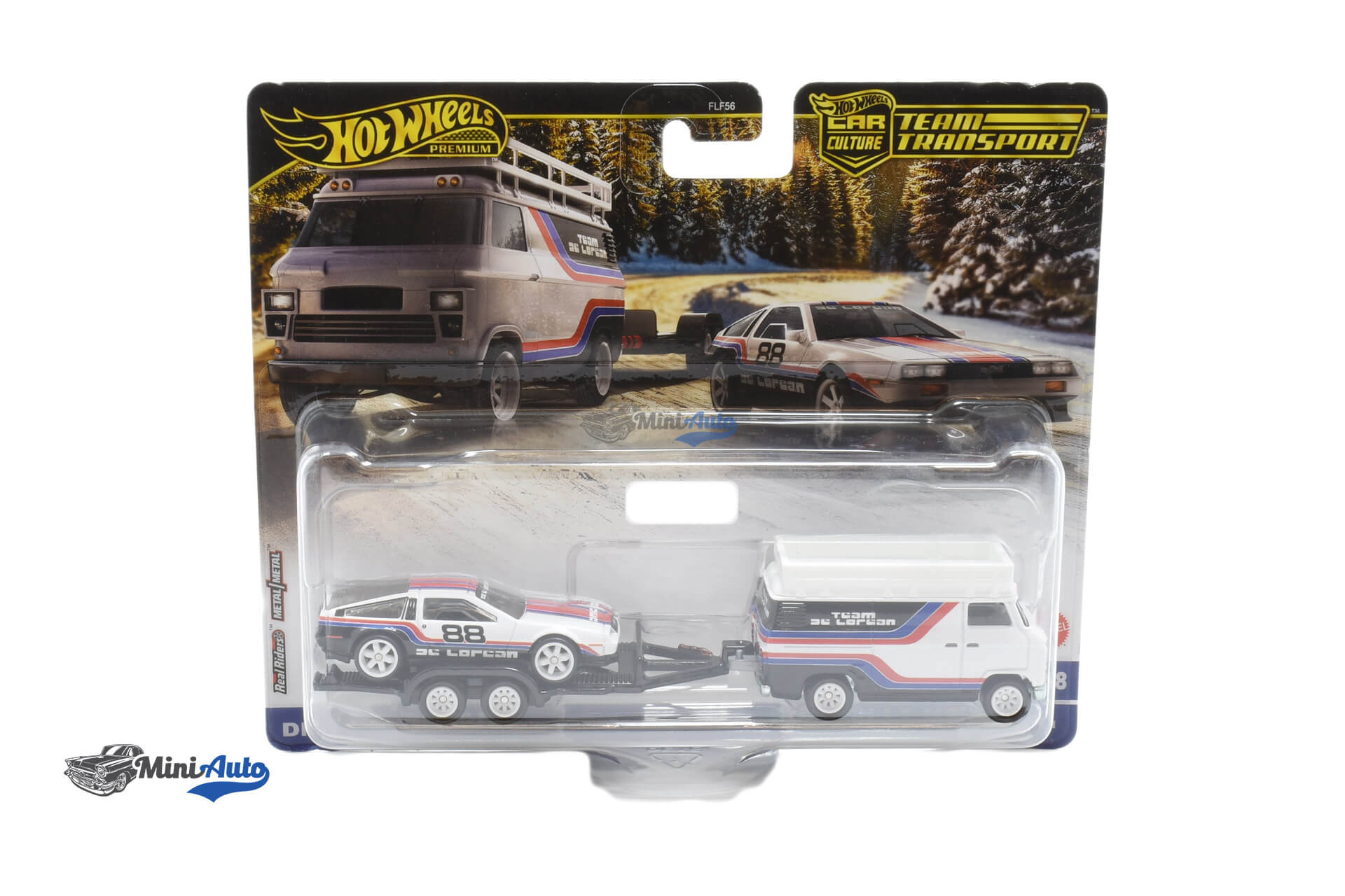 HWMVJBM35---DeLorean-DMC12-&-Rally-Van---1990---WhiteBlue_1 DeLorean DMC12 & Rally Van - 1990 - White/Blue - Image 1