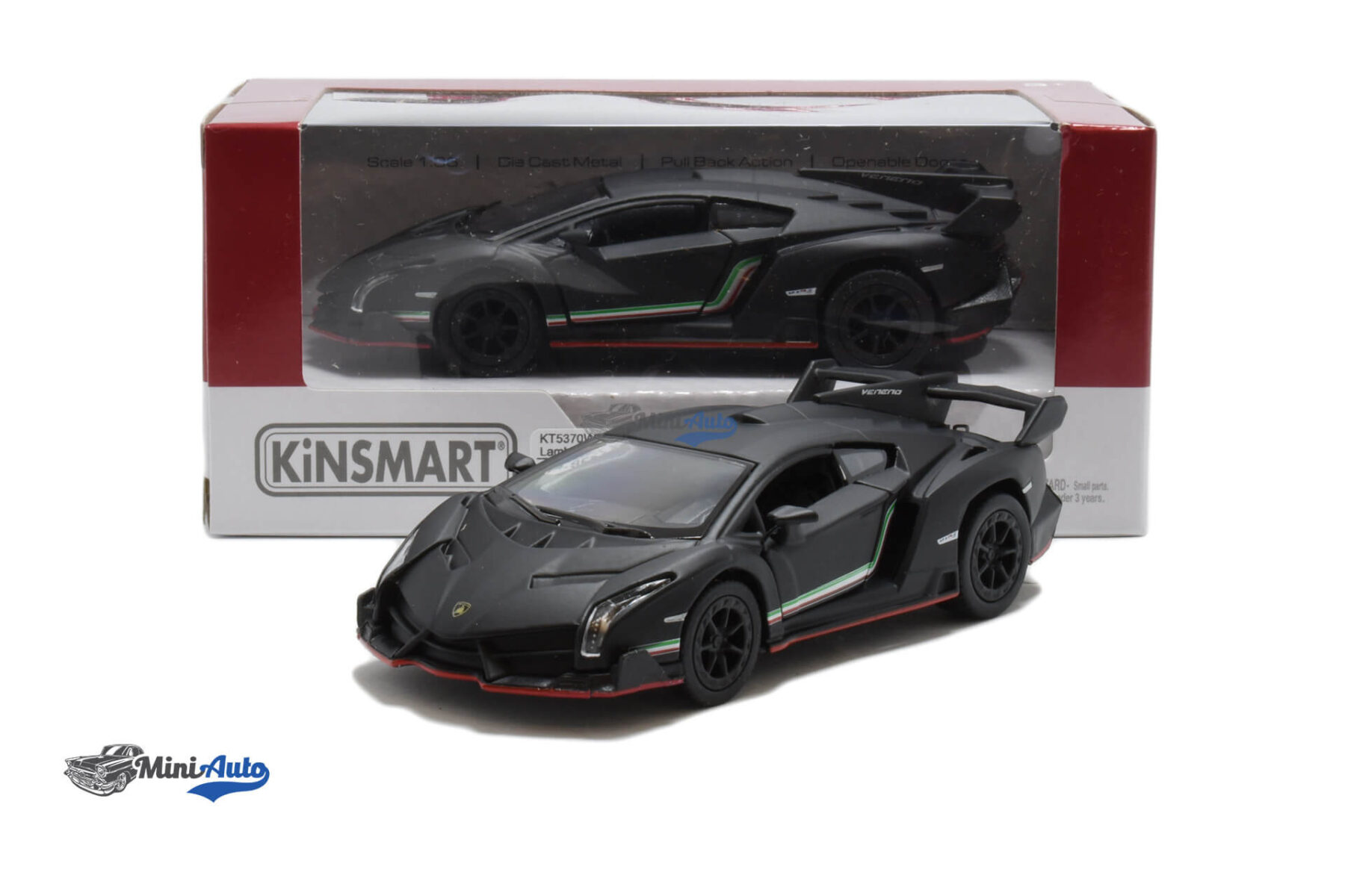 Lamborghini Veneno - 2015 - Black 1/36 - Image 6