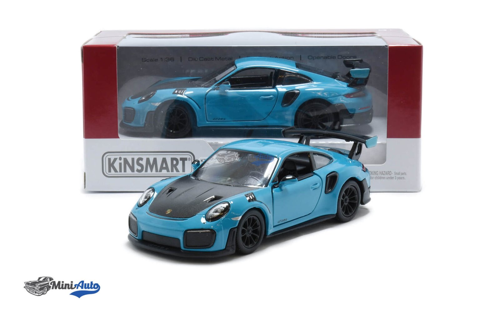 Porsche 911 GT2 RS - 2017 - Blue 1/36 - Image 6