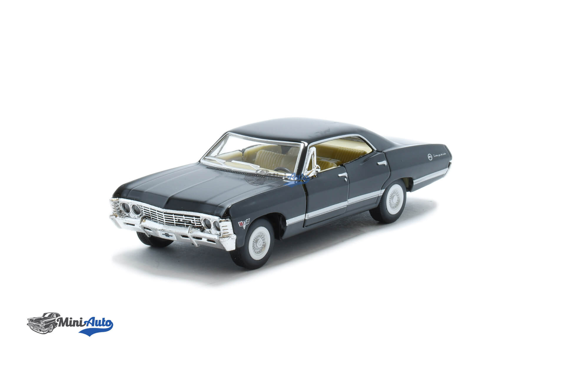KT5418WBK---Chevrolet-Impala-Supernatural-TV-Movie---1967---Black_1 Chevrolet Impala Supernatural TV Movie - 1967 - Black 1/36 - Image 1
