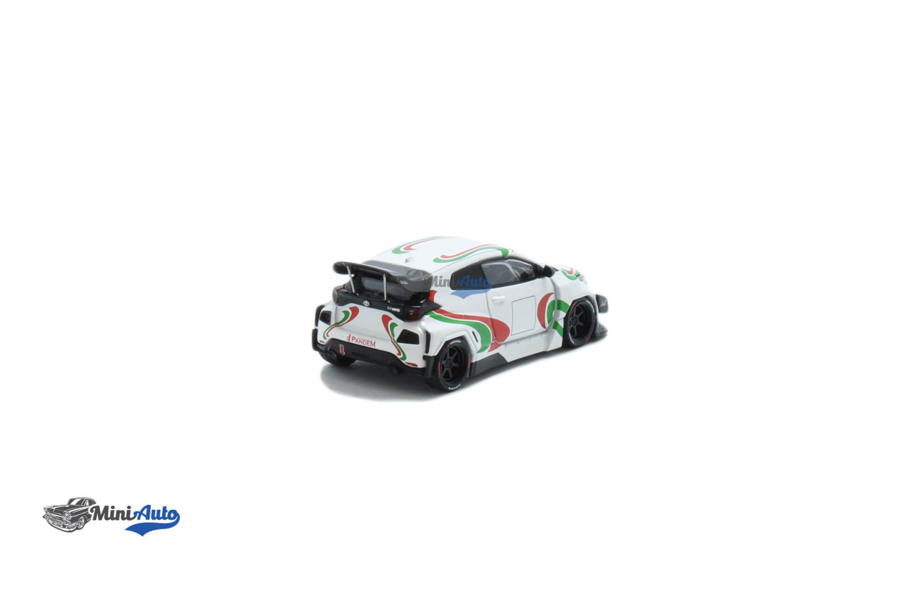 Toyota Yaris GR Pandem Rally Livery - 2020 - White/Green/Red - Image 2