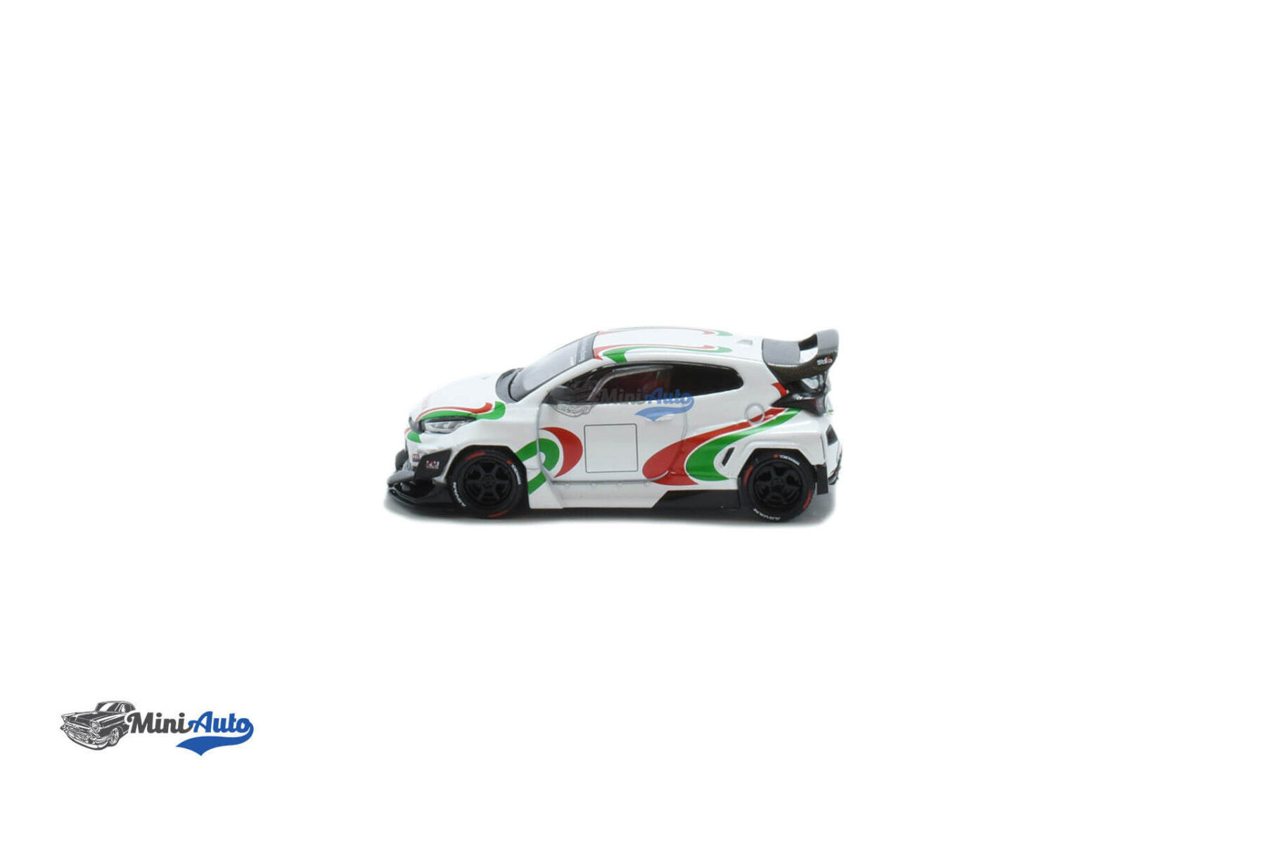 Toyota Yaris GR Pandem Rally Livery - 2020 - White/Green/Red - Image 3