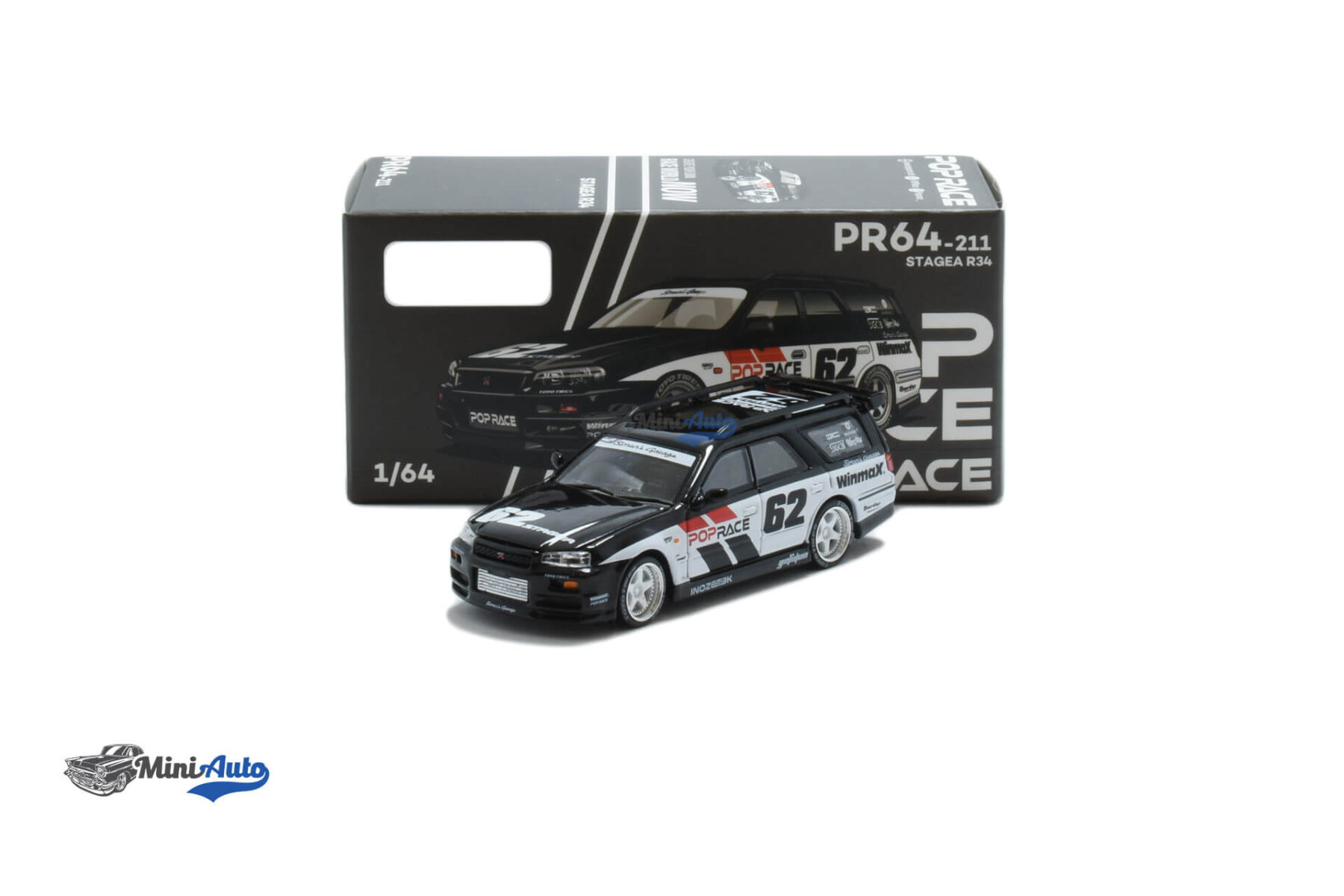 Nissan Stagea Simon's Garage N62 - 1990 - Black - Image 4
