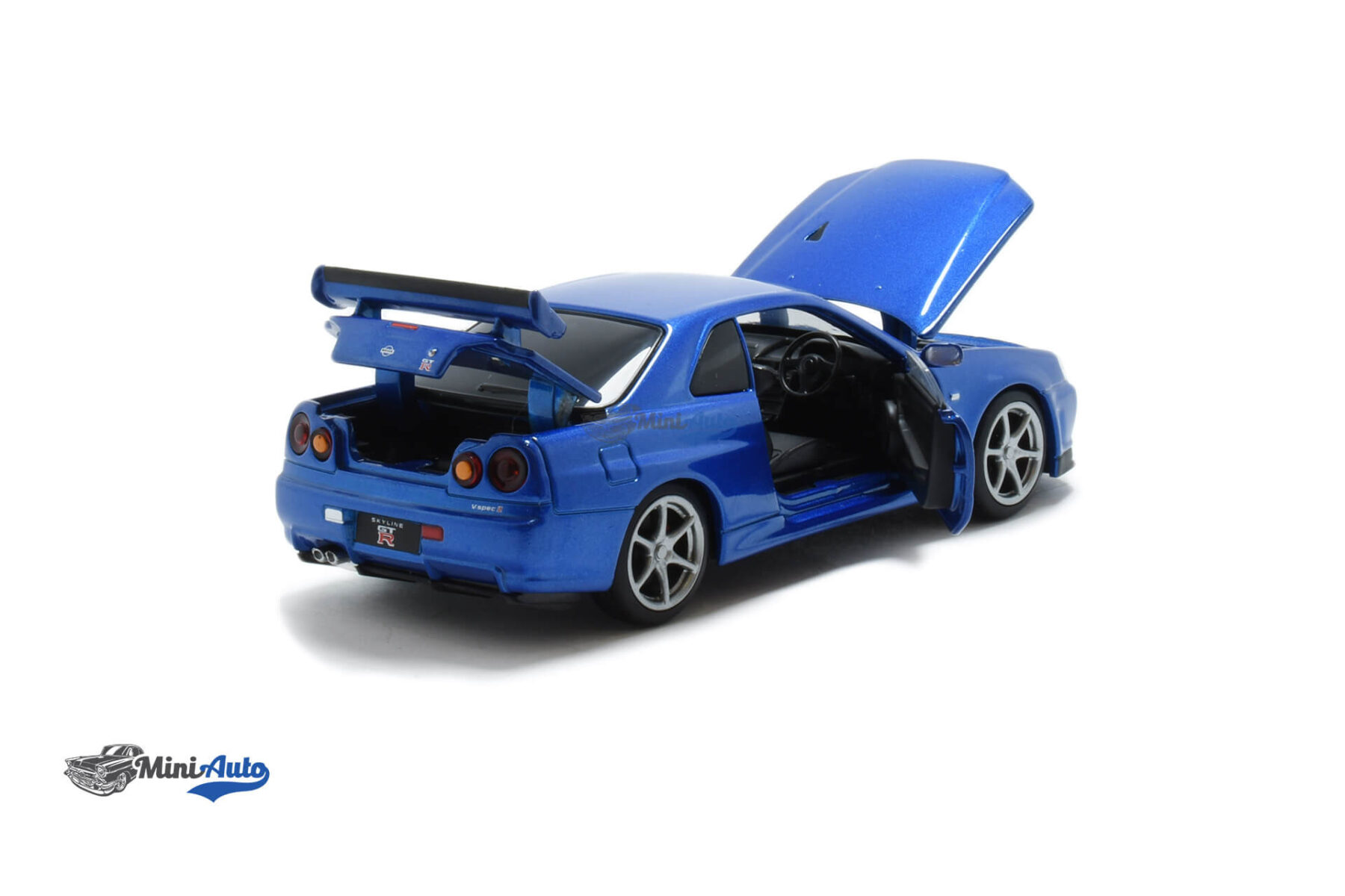Nissan GTR R34  V-Spec - 1999 - Blue - Image 4