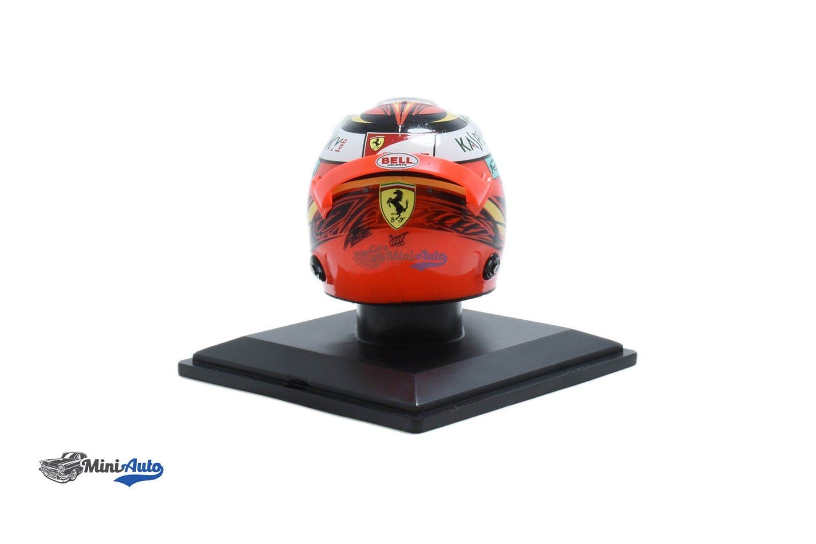Kimi Raikkonen Helmet Ferrari SF70H- 2017 - Red/Black 1:5 - Image 3