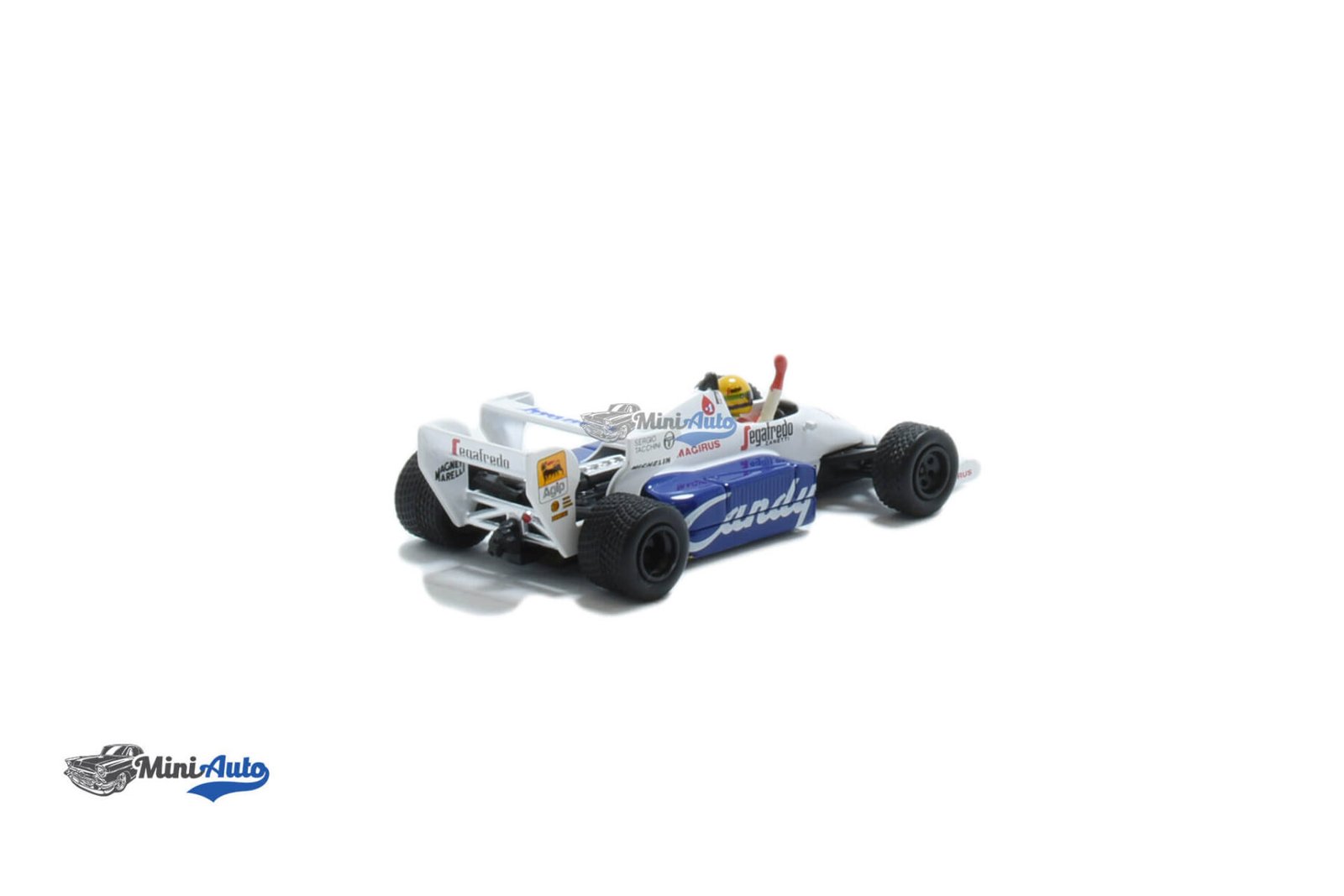 Toleman TG184 N19 Ayrton Senna - 1984 - White/Blue - Image 2