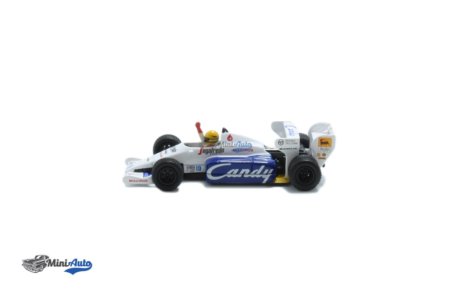 Toleman TG184 N19 Ayrton Senna - 1984 - White/Blue - Image 3