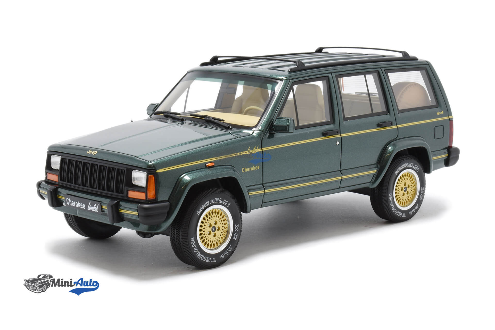 OT1204---Jeep-Cherokee-XJ-Limited-999pcs---1995---Green_1 Jeep Cherokee XJ Limited 999pcs - 1995 - Green - Image 1