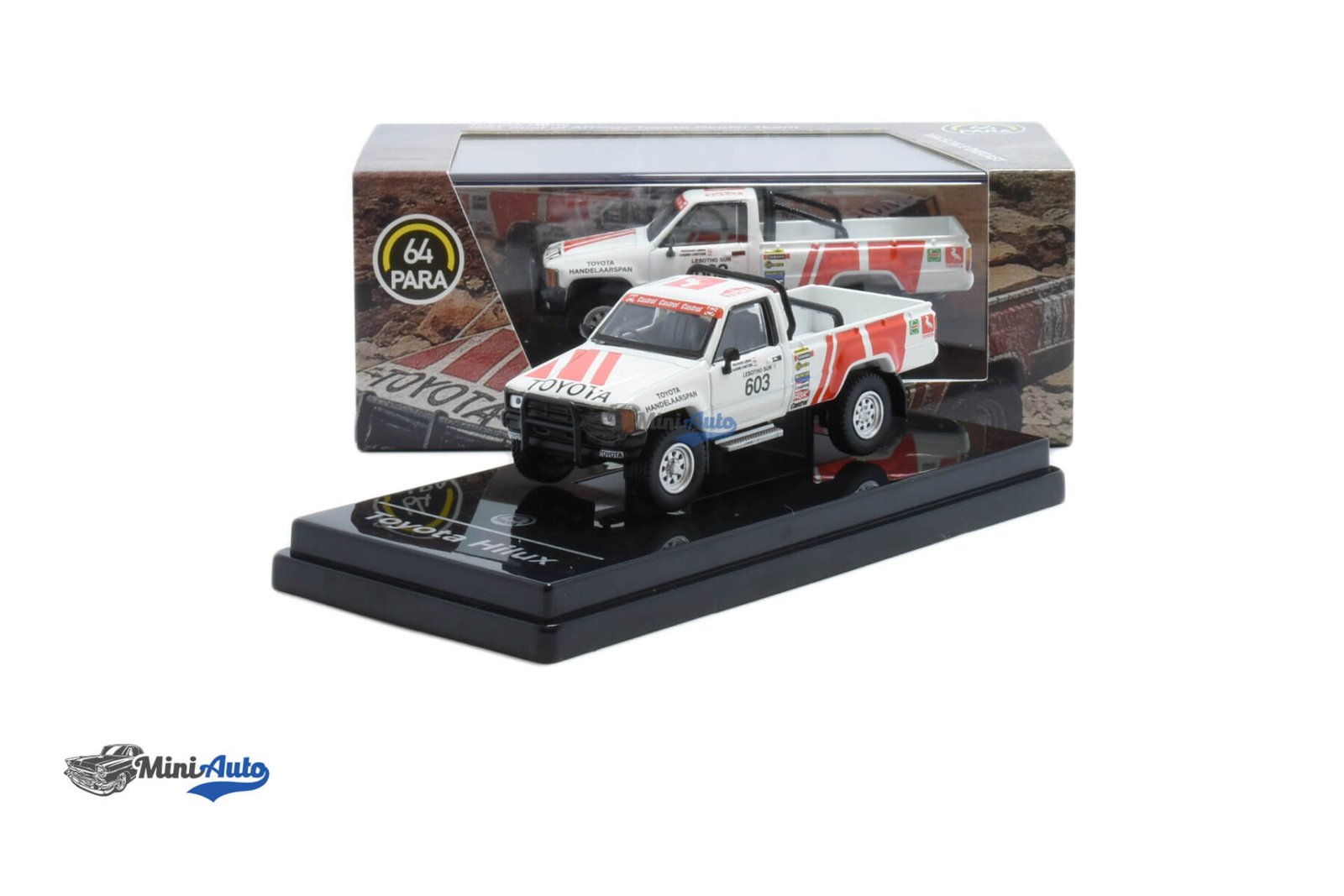 Toyota Hilux Pick-Up N603 - 1995 - White/Red - Image 4