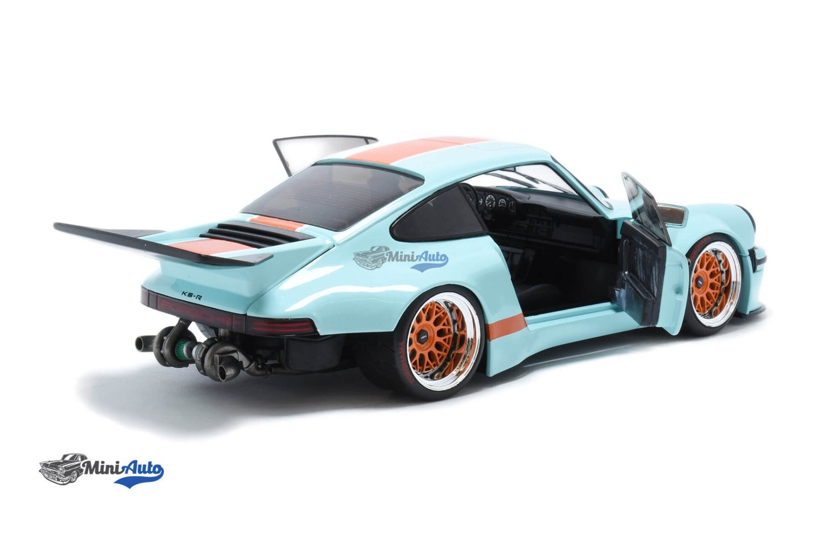 Porsche 911 930 3.0L - 2026 - Blue/Orange - Image 4