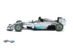 Mercedes Benz F1 W05 AMG Petronas N44 Lewis Hamilton - 2014 - Silver - Image 3