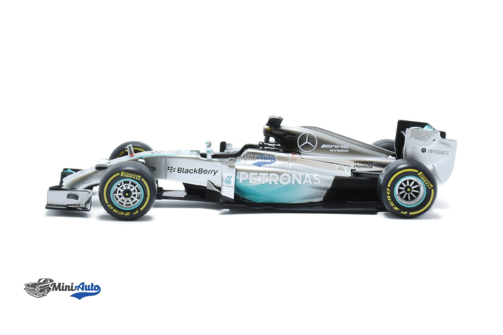 Mercedes Benz F1 W05 AMG Petronas N44 Lewis Hamilton - 2014 - Silver - Image 3