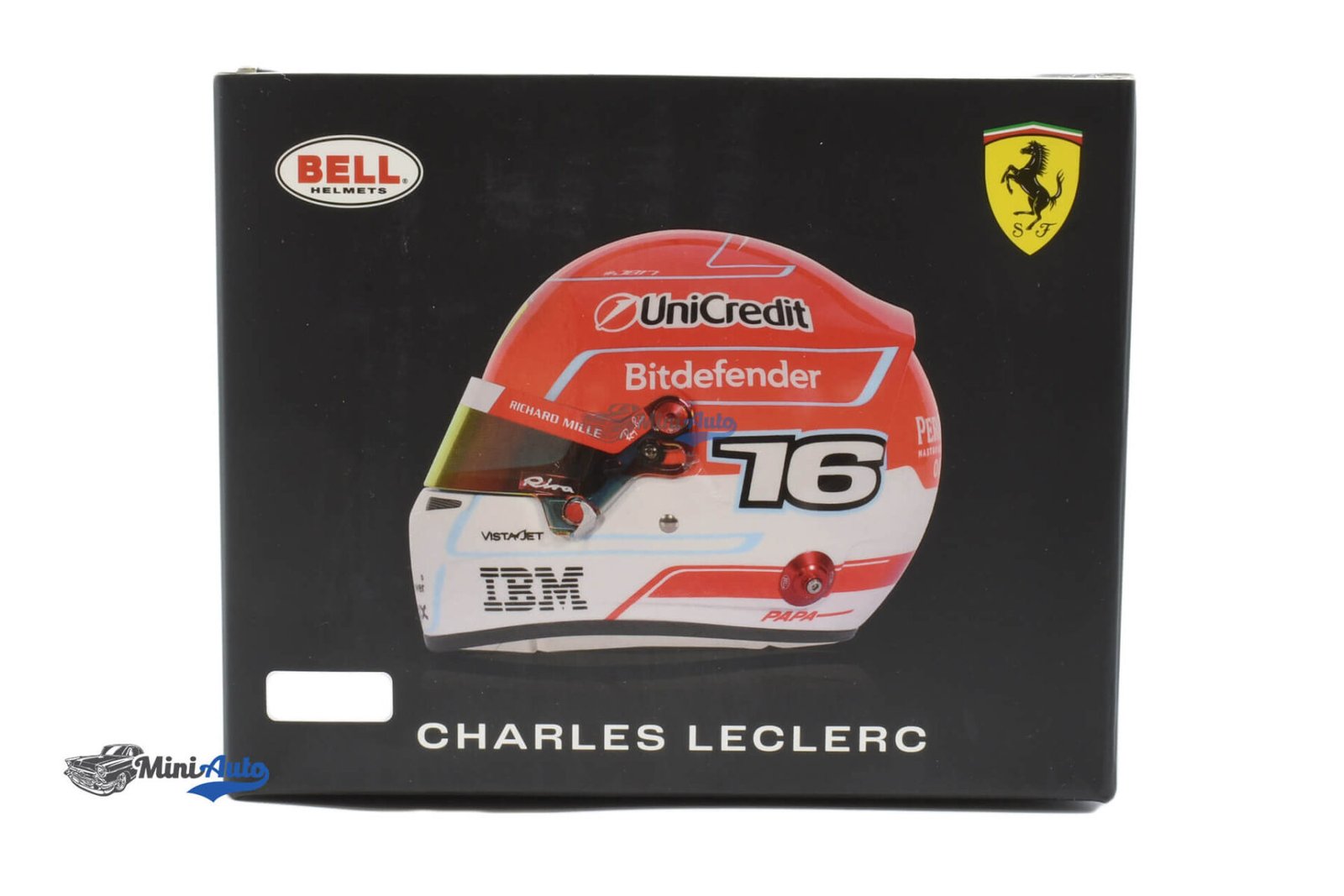 Charles Leclerc Helmet N16 - 2026 - Red 1:2 - Image 6