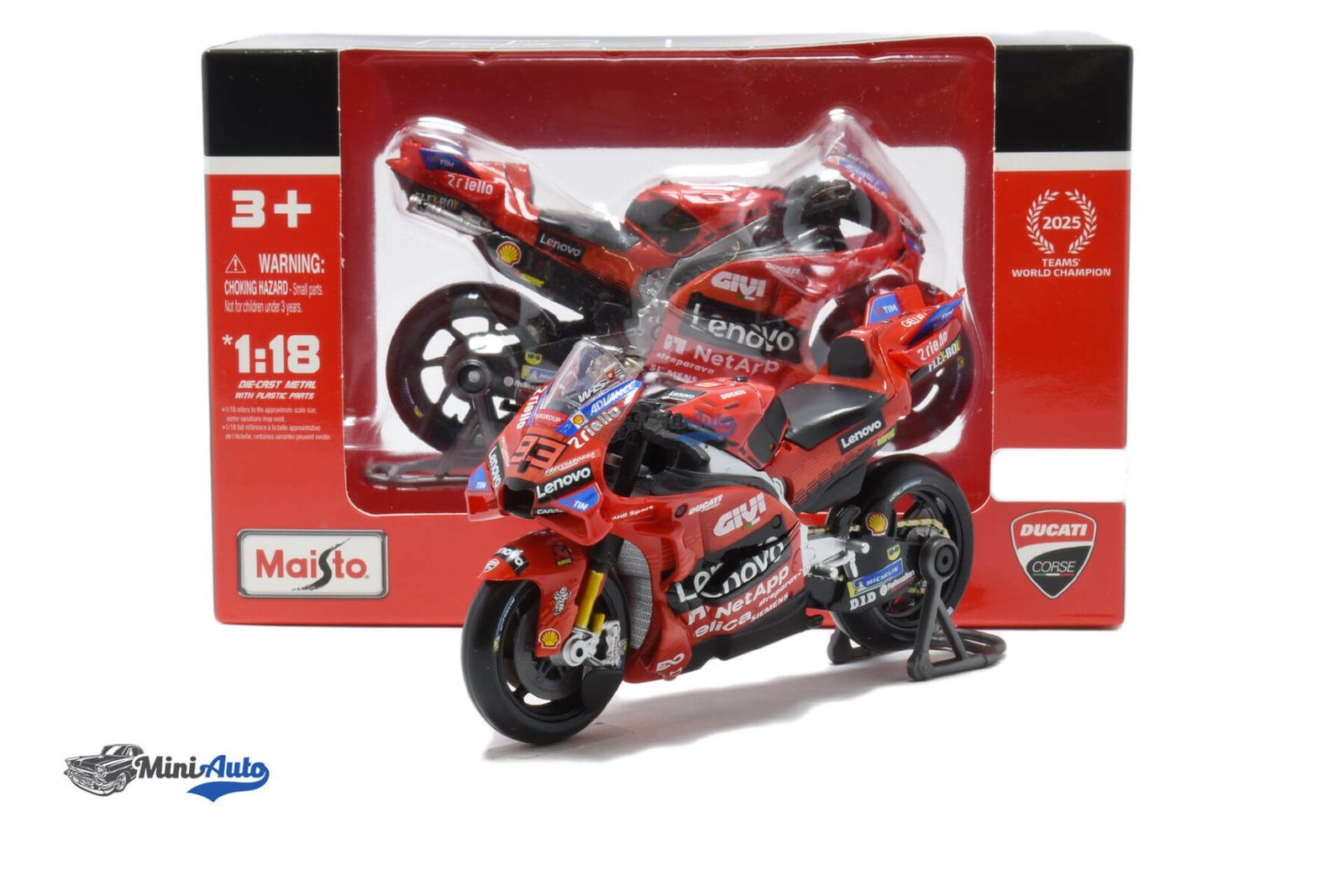 Ducati Desmosedici GP25 N93 M. Marquez - 2025 - Red - Image 4