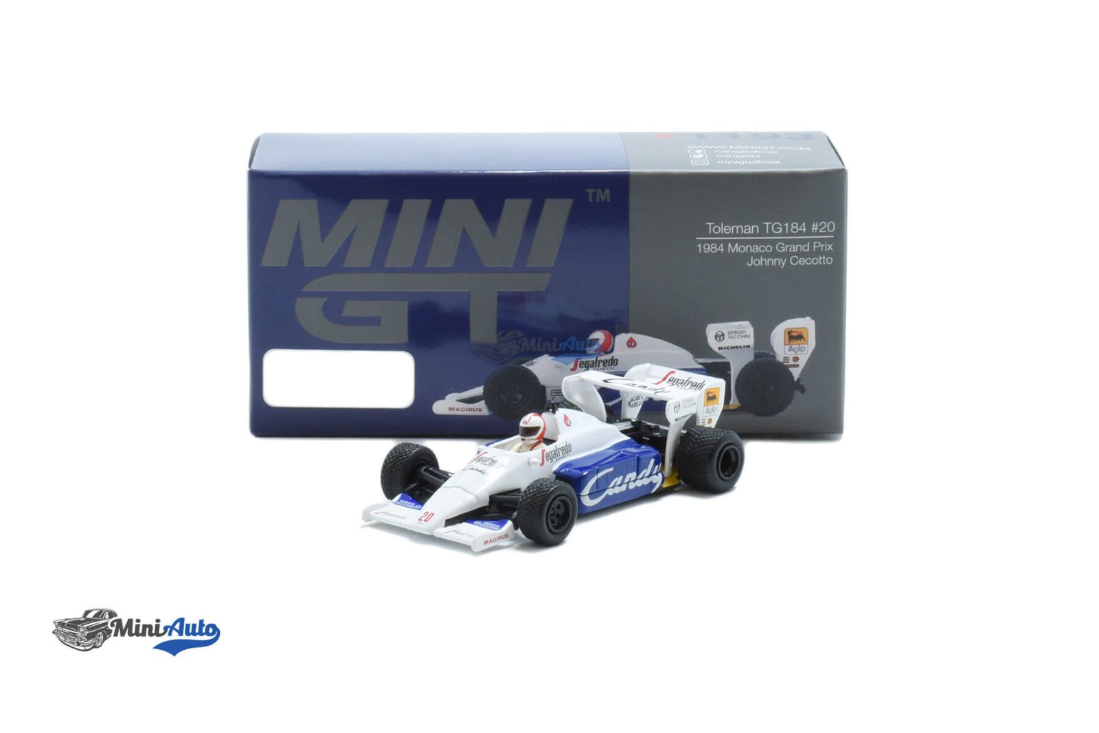 Toleman TG184 N20 Johnny Cecotto - 1984 - White - Image 4
