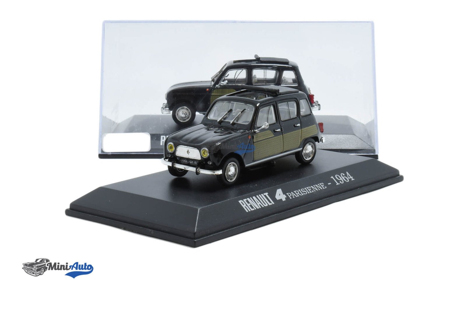 Renault R4 Parisienne Open Roof - 1964 - Black - Image 4